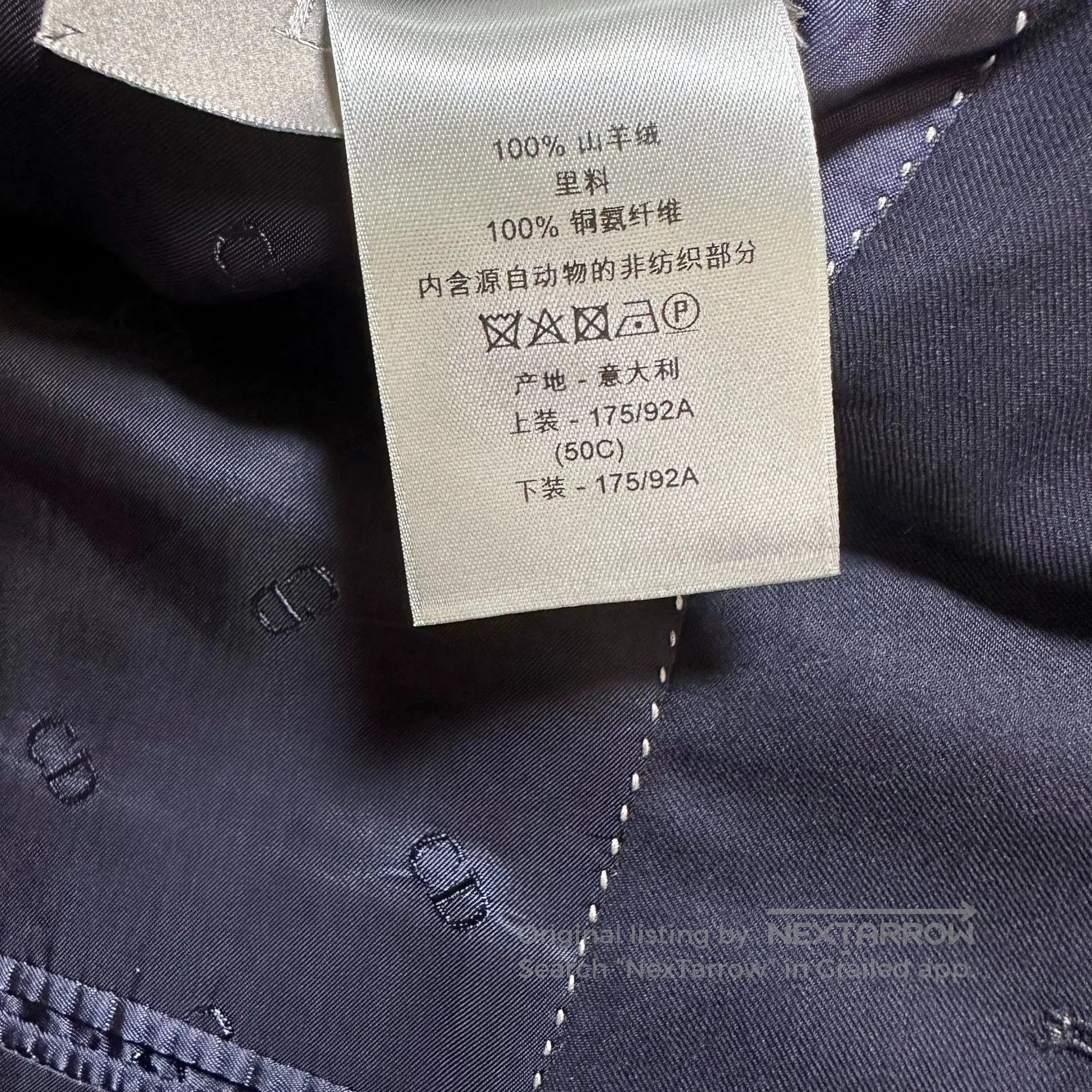 Dior Dior Navy Cashmere Suit Set. Size US L / EU 52-54 / 3 - 7 Thumbnail