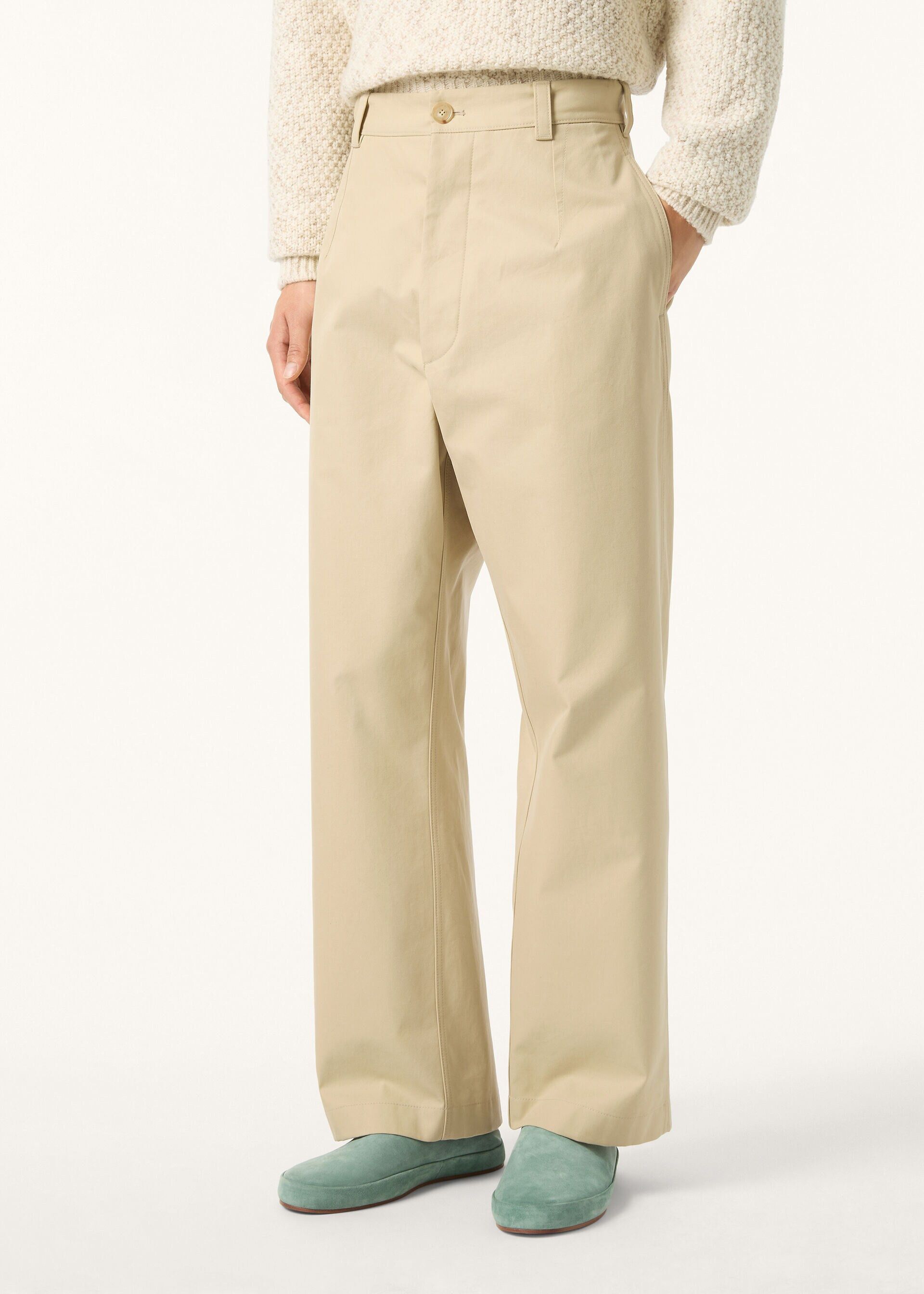 Loro Piana os11x0226 FAQ4349 Fuji Pant in Rammed Beige Size US 30 / EU 46 - 4 Thumbnail