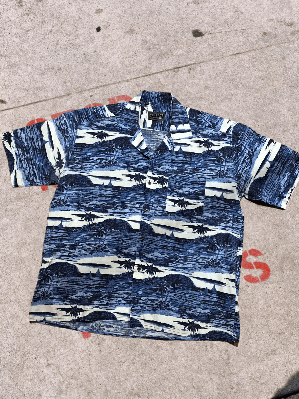 Versace 90s Versace Classic V2 Vintage Men's Shir Size US XXL / EU 58 / 5 - 1 Thumbnail