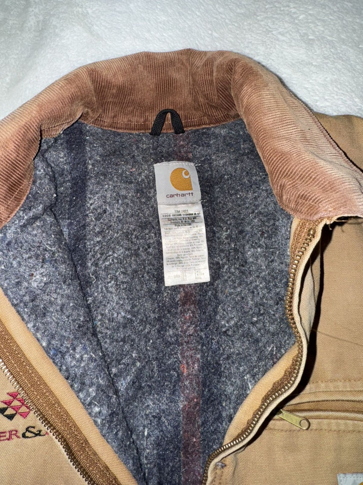 Carhartt × Vintage Vintage Carhartt Detroit jacket faded distressed Size US XL / EU 56 / 4 - 6 Thumbnail