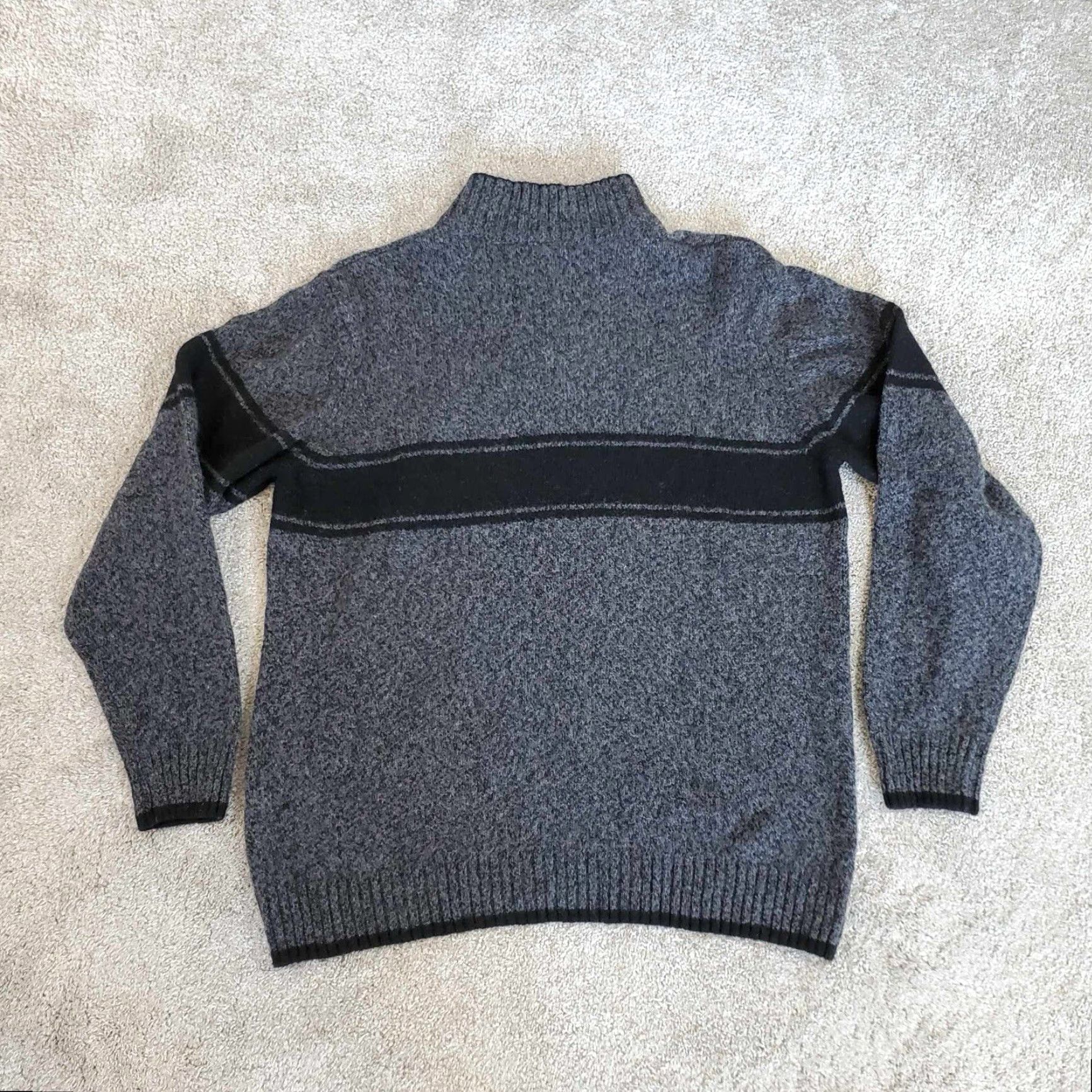 Vintage Daniele Blasi Sweater Mens XL 1/4 Zip Wool Blend Gray Nordic Mock Neck Size US XL / EU 56 / 4 - 7 Thumbnail