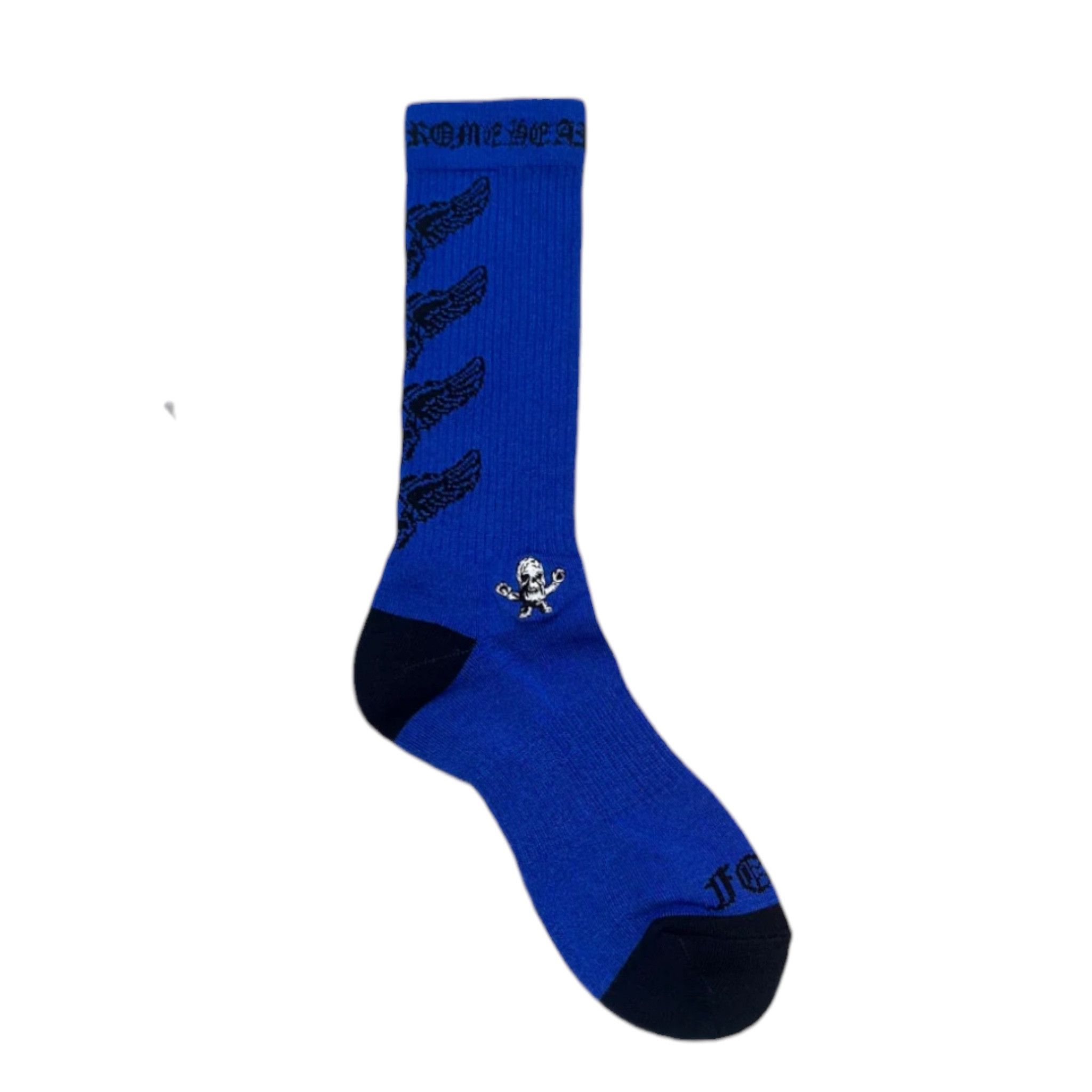 Chrome Hearts Fuck You Sport Socks Navy/Burgundy | Grailed
