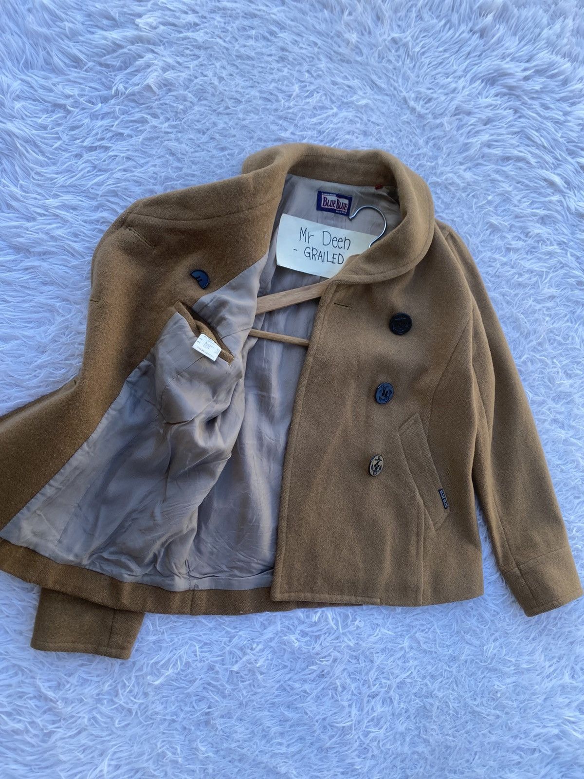 Blue Blue Japan Rare Vintage Blue Blue Wool Women Jacket Size S / US 4 / IT 40 - 8 Thumbnail