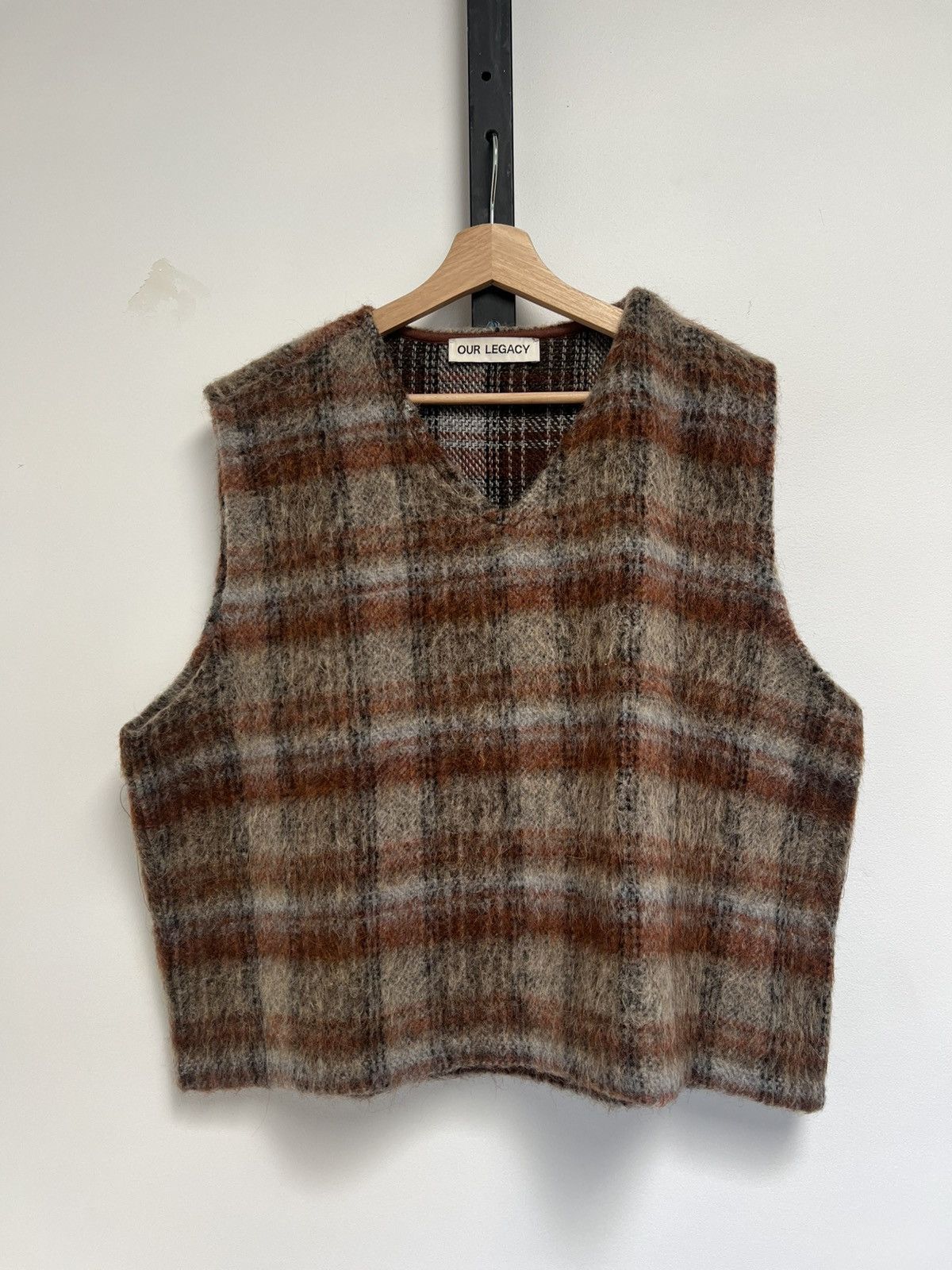 OUR LEGACY DOUBLE LOCK SWEAT フリース 46 Our Legacy - Double Lock U Neck Ash Grey Alpaca