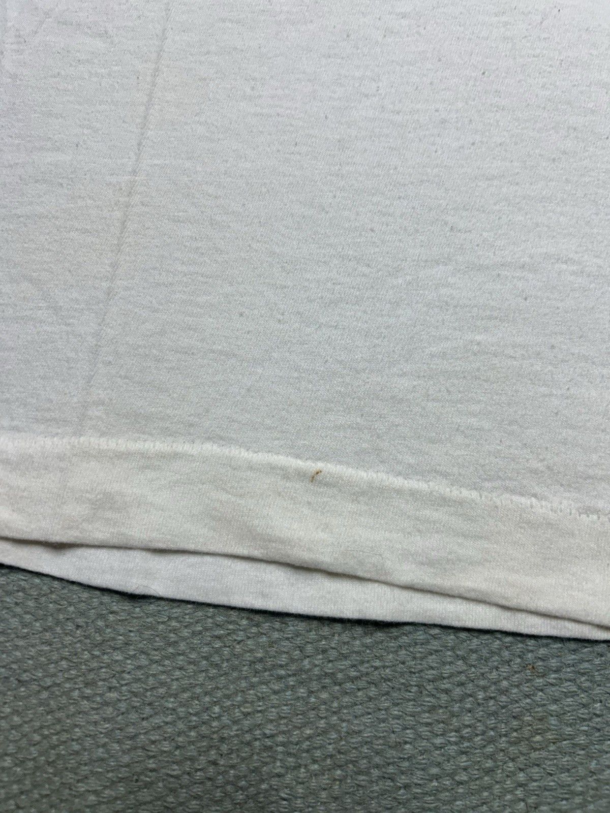 Vintage Vintage 70s blank white t shirt fruit of the loom cotton L Size US L / EU 52-54 / 3 - 3 Thumbnail