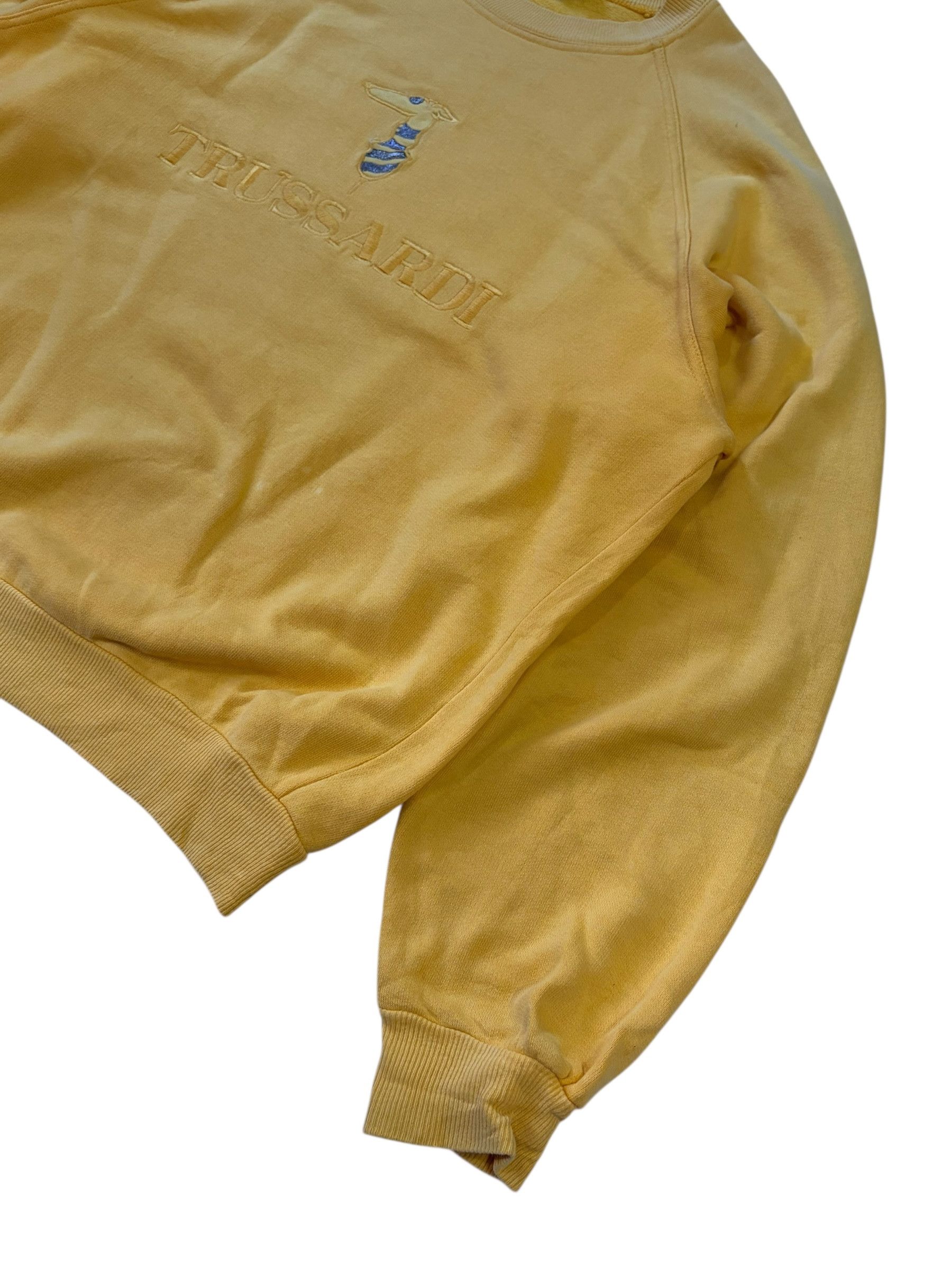 Trussardi Vintage Trussardi Made in Italy Embroidery Logo Sweatshirt Size US M / EU 48-50 / 2 - 5 Thumbnail