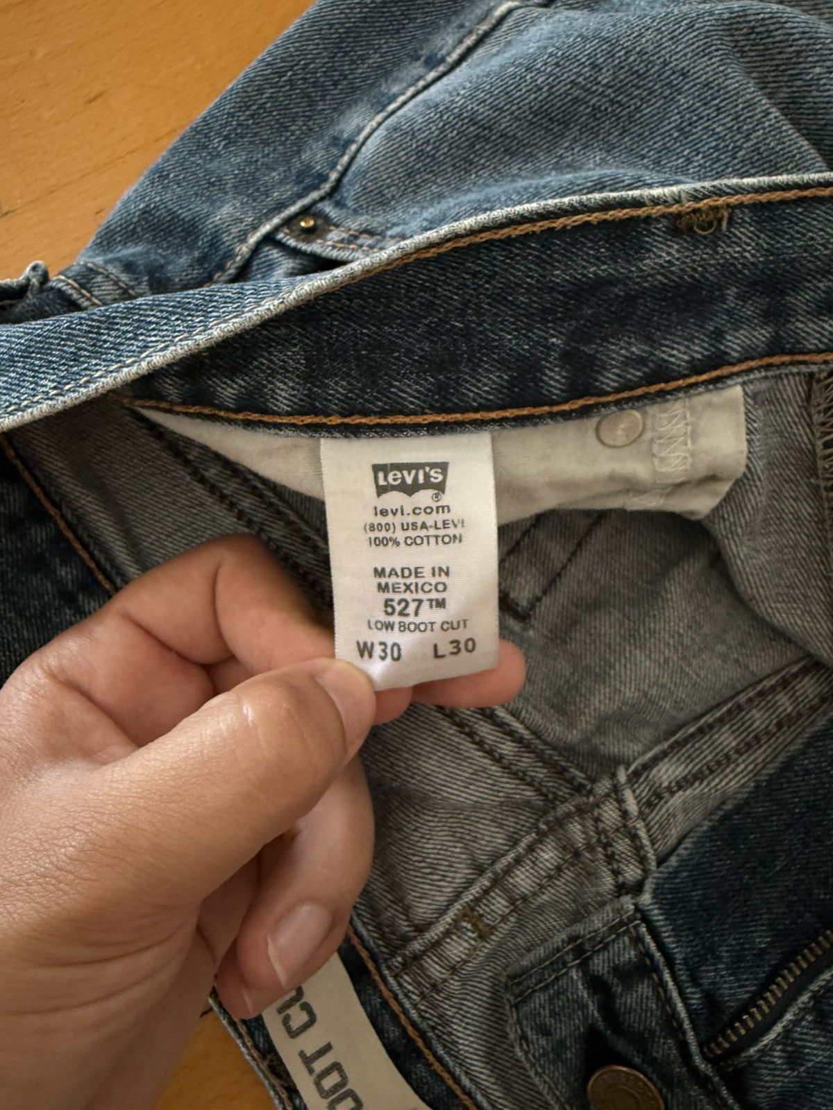 Levi's LEVI’S LOW BOOTCUT 527 JEANS Size US 31 - 4 Thumbnail