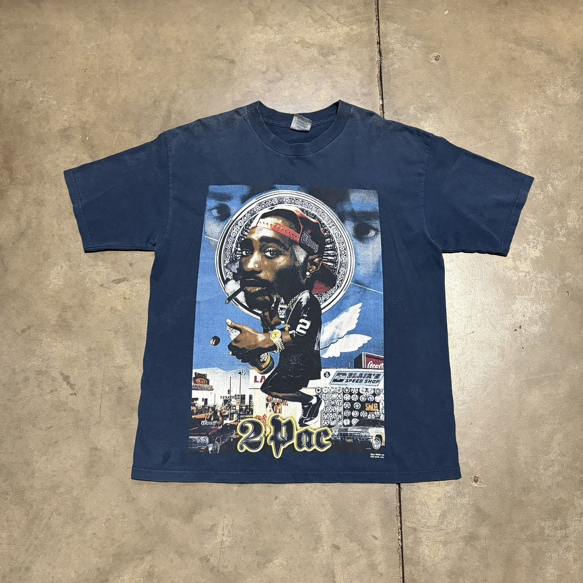 Rap Tees Vintage 2Pac Thug Life Rap Tee Graphic T shirt Y2K Mexican Size US XL / EU 56 / 4 - 1 Thumbnail