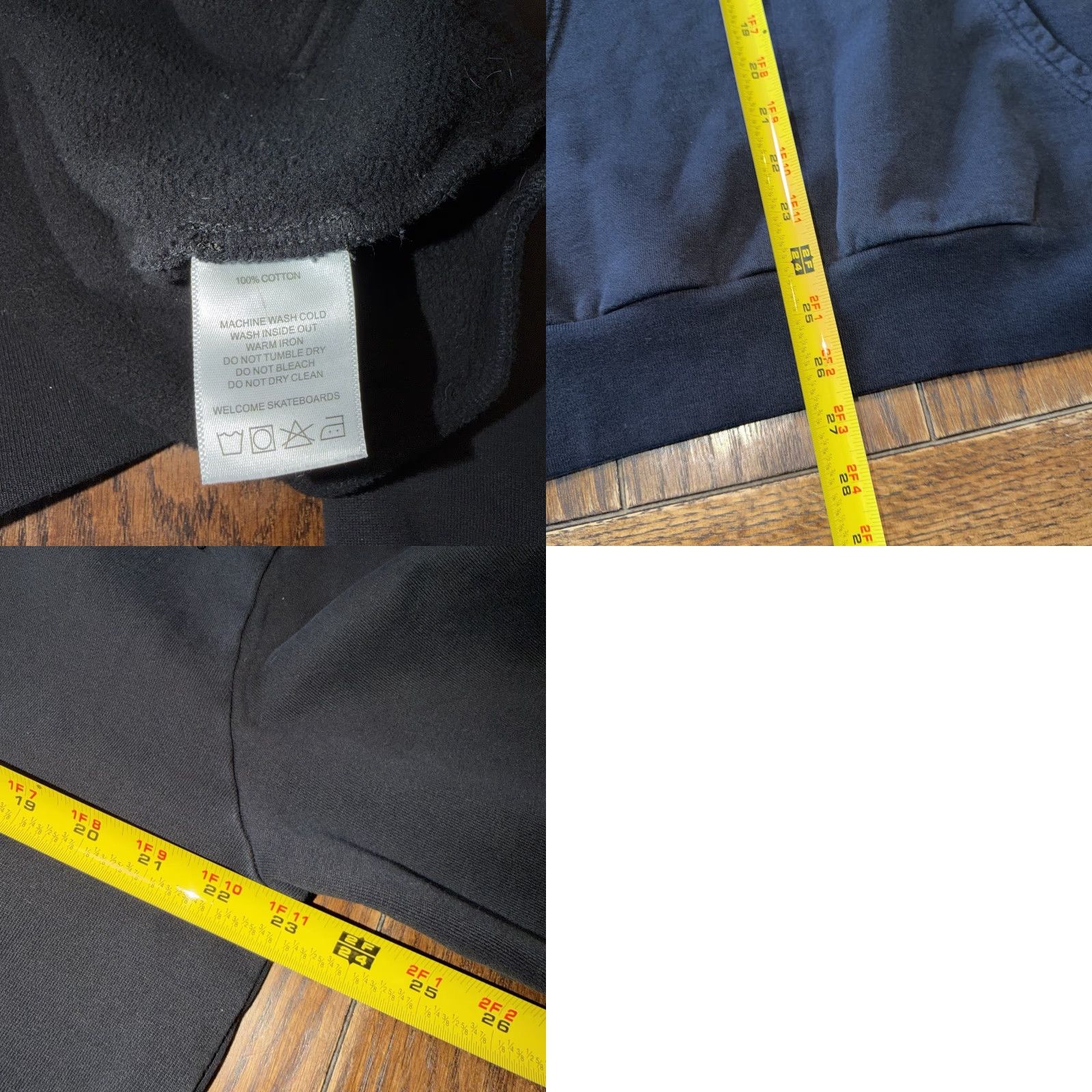Welcome Skateboards Welcome Skateboards x BAUHAUS Eyes Pigment Dyed Hoodie L Black Mens Size US L / EU 52-54 / 3 - 8 Thumbnail