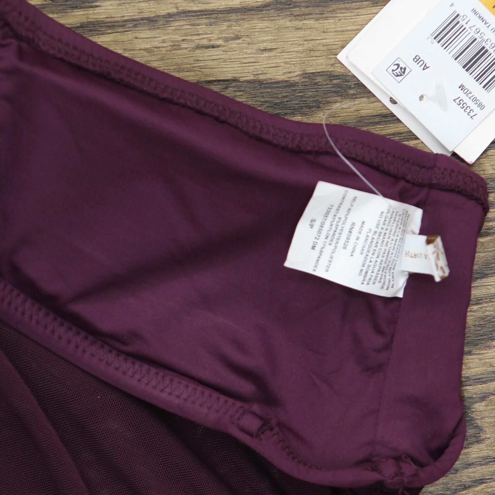 Other New Becca Muse Tankini Swim Top 733557 Aubergine Purple S Size ONE SIZE - 4 Thumbnail