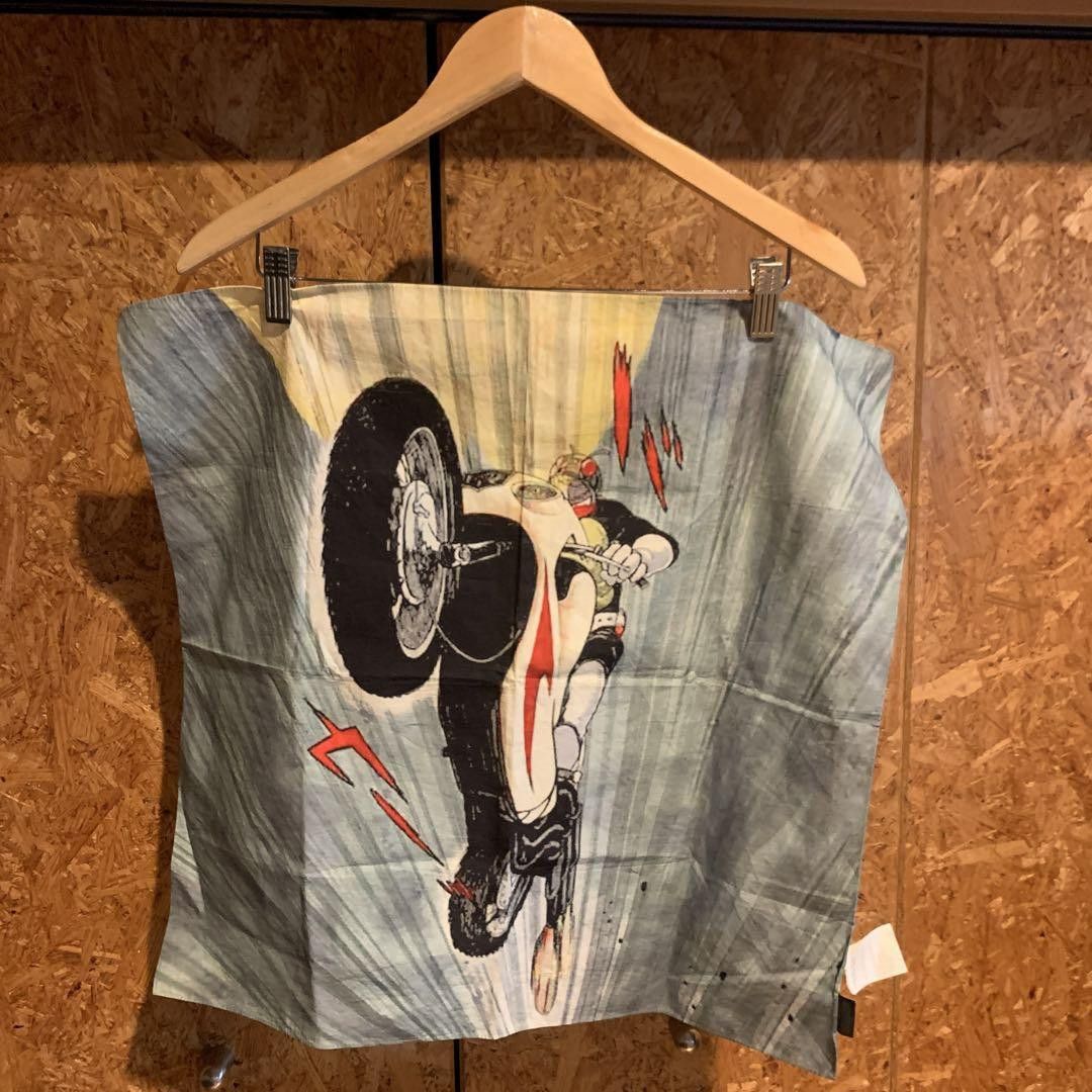Yohji Yamamoto Yohji Yamamoto Kamen Rider 07SS Handkerchief Size ONE SIZE - 1 Thumbnail
