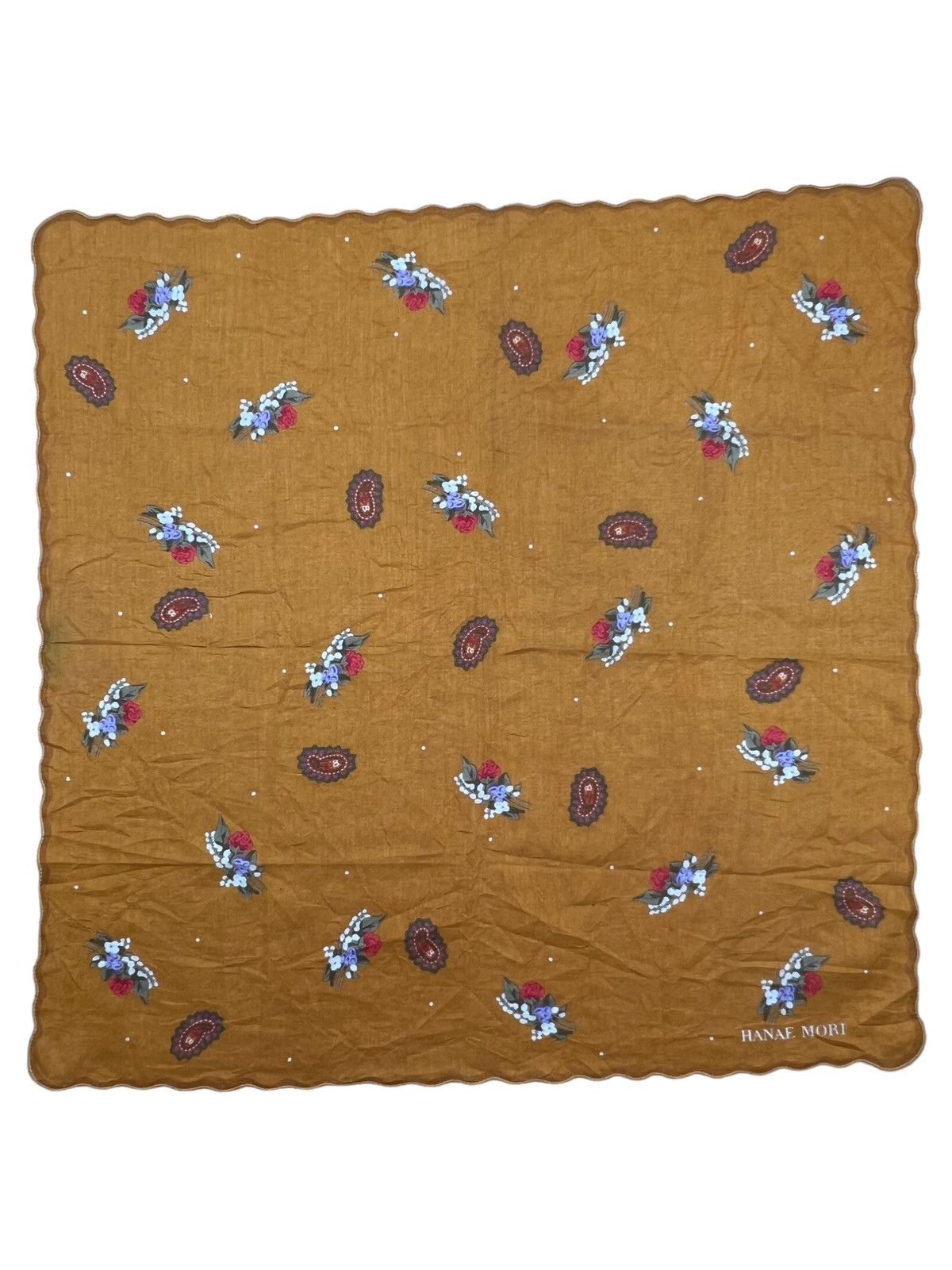 Hanae Mori Hanae Mori Handkerchief Neckerchief Bandana Pocketsquare Size ONE SIZE - 2 Thumbnail