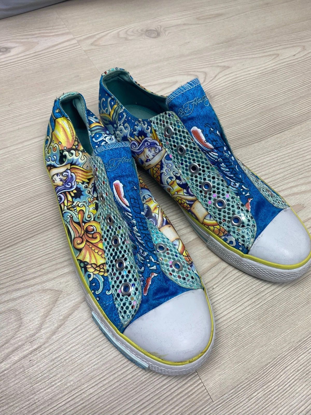 Ed Hardy Ed Hardy Shoes- UK 5.5 US 7 EUR 39 Minimal Wear Glitter Size US 7 / IT 37 - 3 Thumbnail
