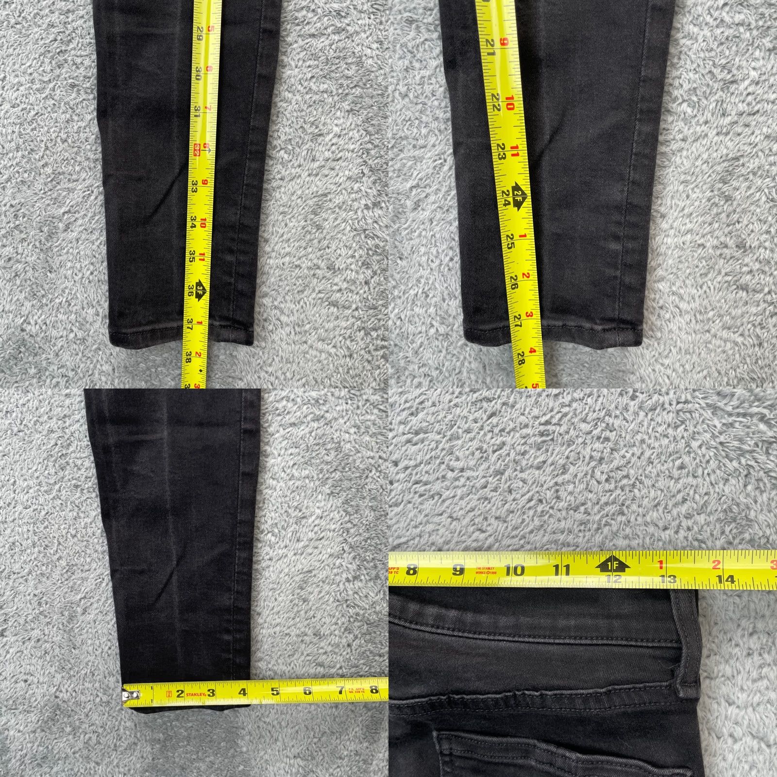 Rag & Bone Rag & Bone Jeans Womens 28 Black High Rise Skinny Denim Inseam 28 Dark Wash Regular 5-Pocket Size 28" / US 6 / IT 42 - 8 Thumbnail