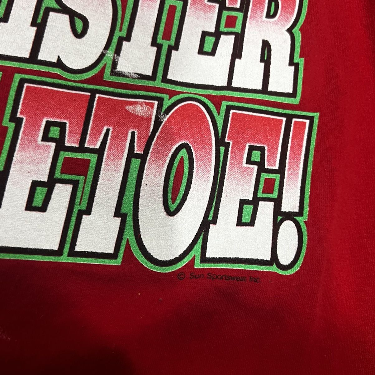Vintage VTG 90’S MR. MISTLETOE TEE Size US L / EU 52-54 / 3 - 4 Thumbnail