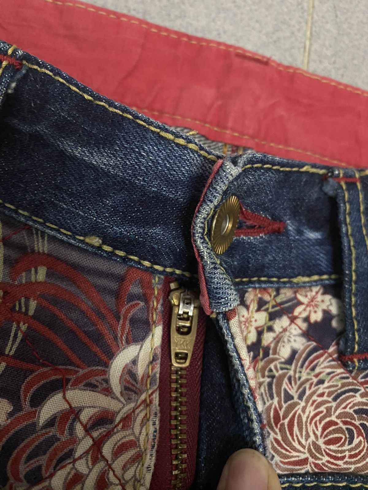 Eternal Vintage Eternal Double waist Denim Jeans Size US 31 - 8 Thumbnail