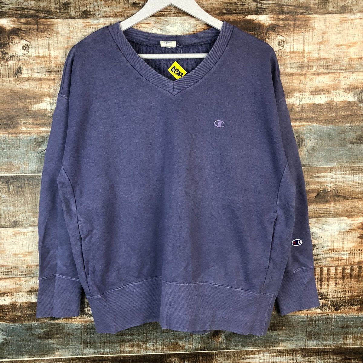 Champion Champion Purple Sweatshirt vintage #A1382 Size US L / EU 52-54 / 3 - 3 Thumbnail