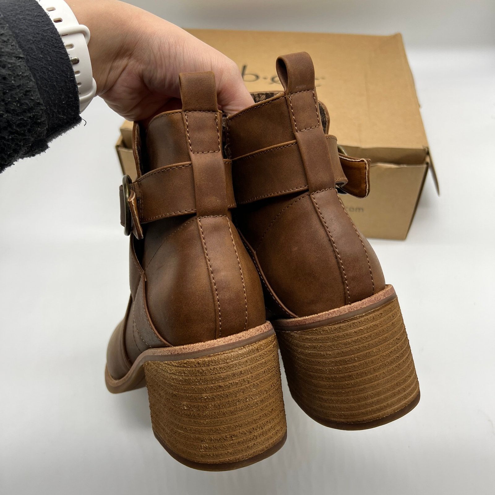 Other BOC by Born Womens Foxy Stacked Heel Booties Size 9M Size US 9 / IT 39 - 12 Thumbnail