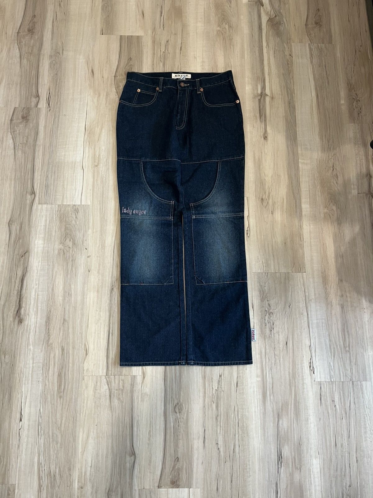 Enyce × Vintage Y2K enyce double knee denim jeans Size 30" / US 8 / IT 44 - 1 Thumbnail