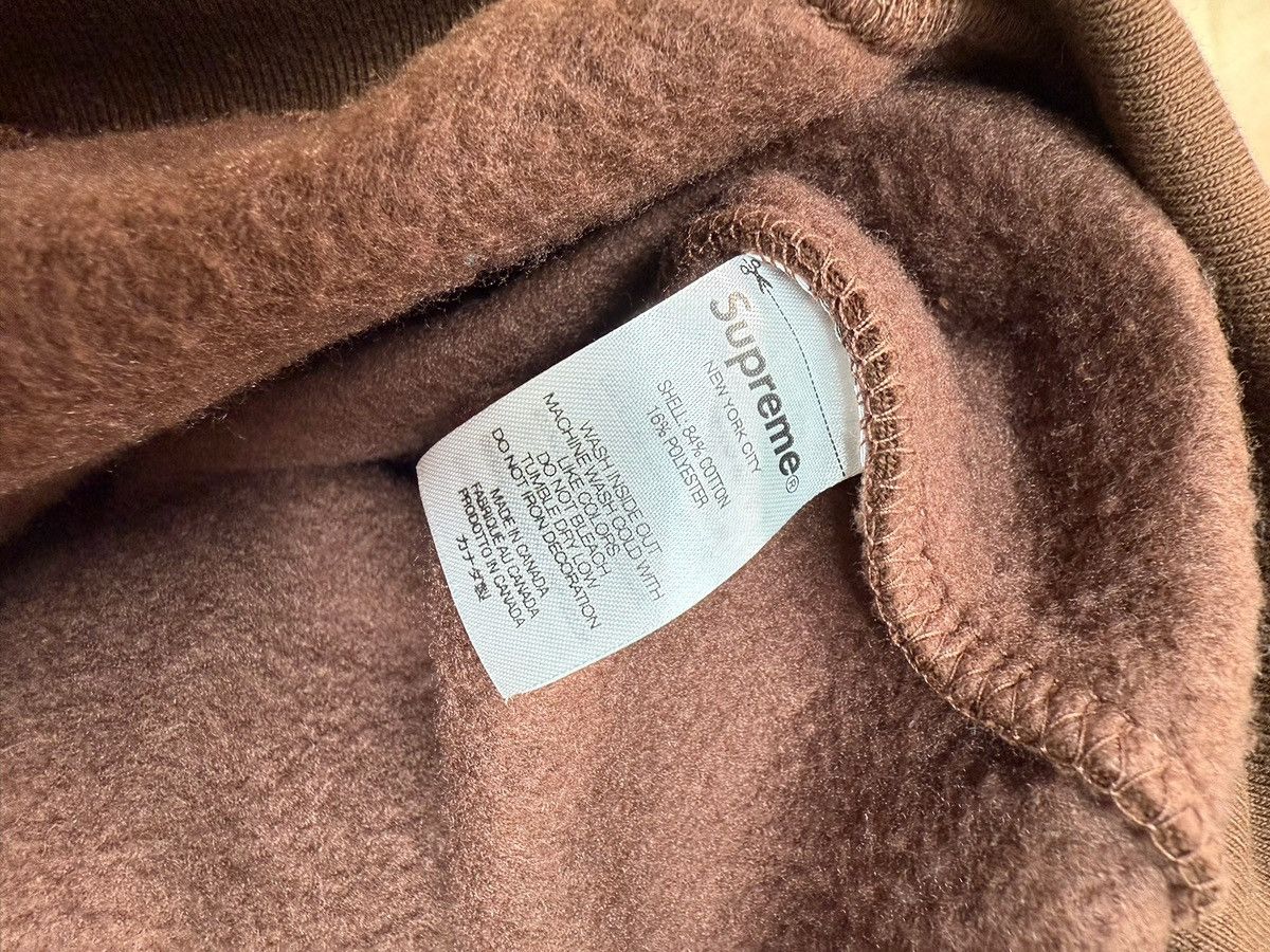 Supreme Supreme Bling Box Logo Hoodie Brown SS22 Size US S / EU 44-46 / 1 - 6 Thumbnail