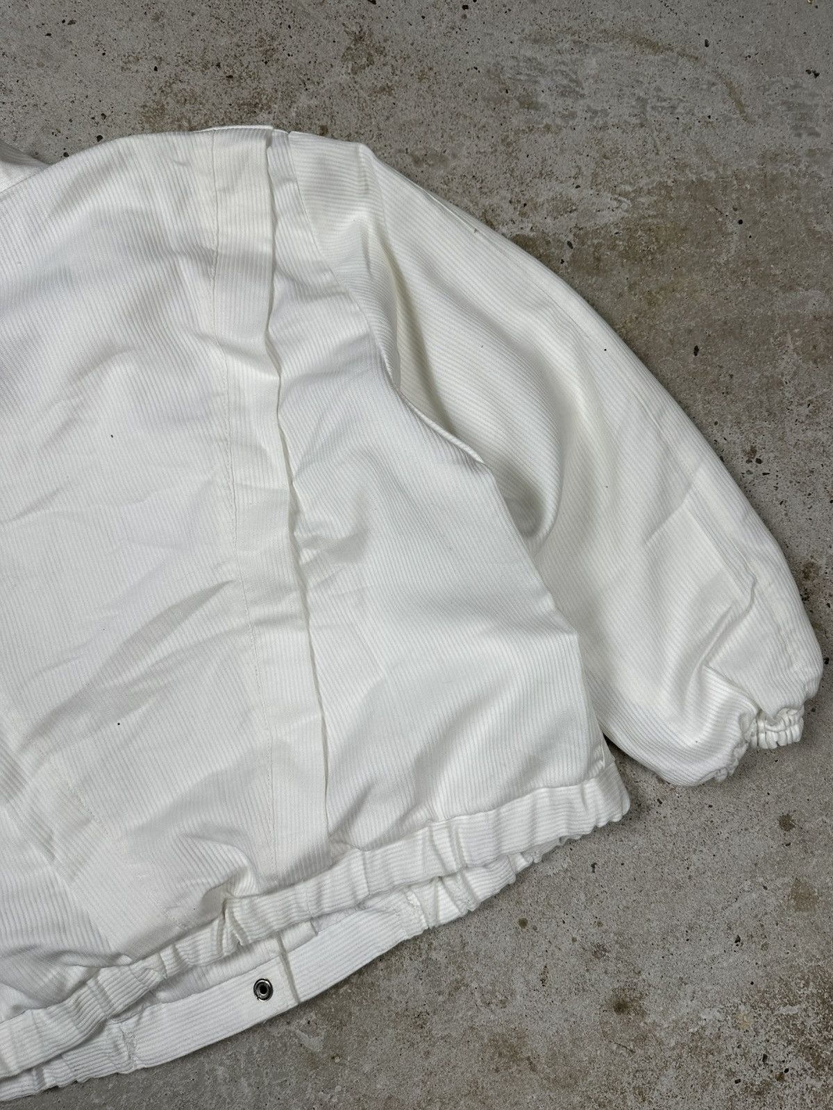 If Six Was Nine × Japanese Brand × Le Grande Bleu (L.G.B.) Vintage Y2K White Boxy Fit Bomber Jacket archive Size US L / EU 52-54 / 3 - 15 Thumbnail
