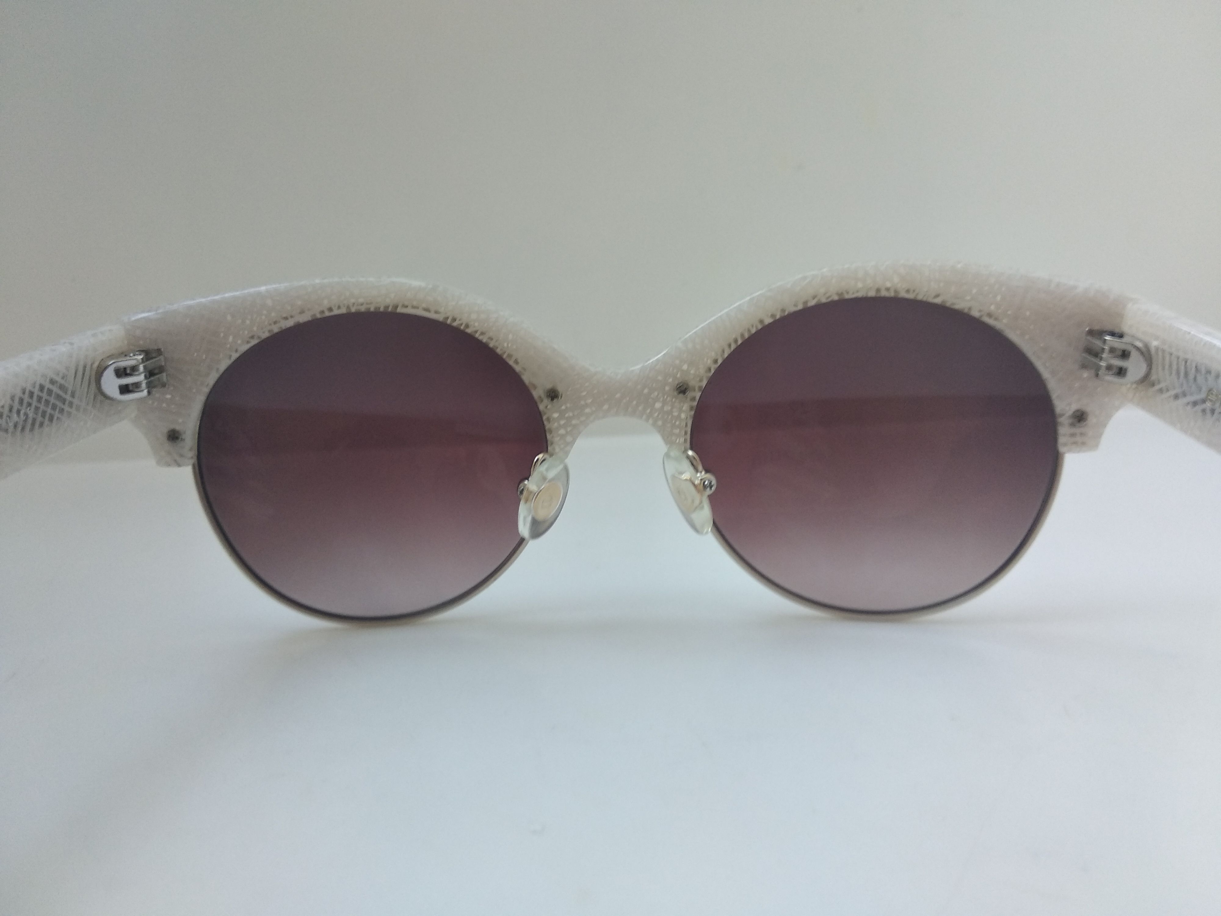 Other Ett:twa Jetlene White Gold Malcolm Cateye Sunglasses Size ONE SIZE - 5 Thumbnail