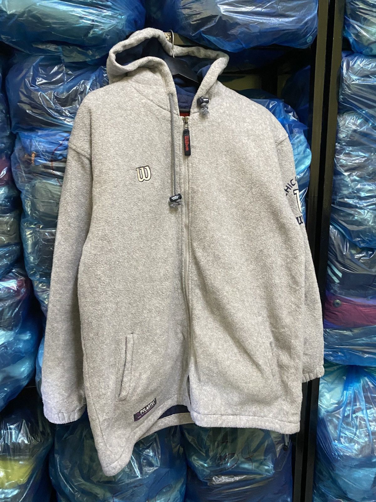 Wilson VINTAGE WILSON FLEECE HOODIE JACKET Size US M / EU 48-50 / 2 - 7 Thumbnail
