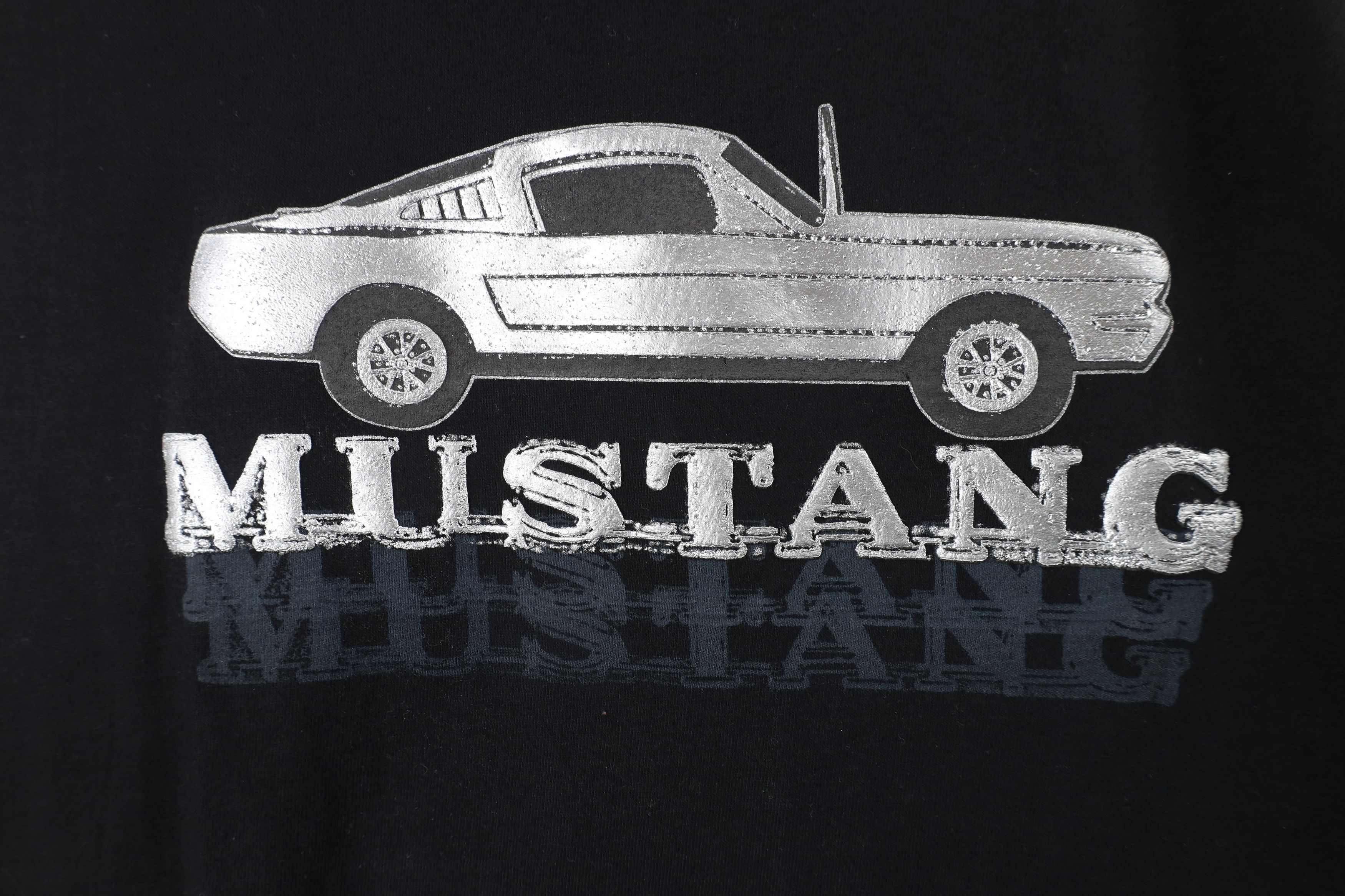 Vintage Deastock Vintage Ford Motor Co Mustang Car T-Shirt Black Size US L / EU 52-54 / 3 - 4 Thumbnail
