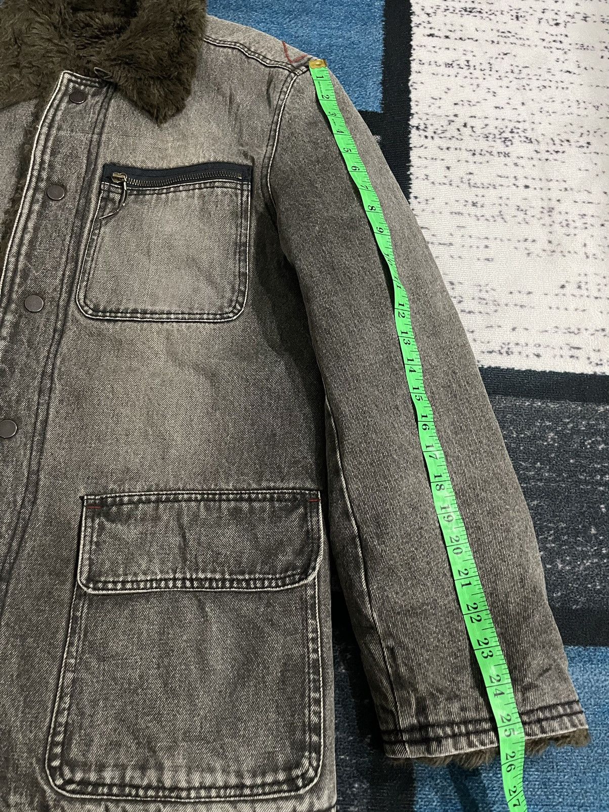 PPFM PPFM Faux Fur Denim Jacket Size US M / EU 48-50 / 2 - 19 Thumbnail