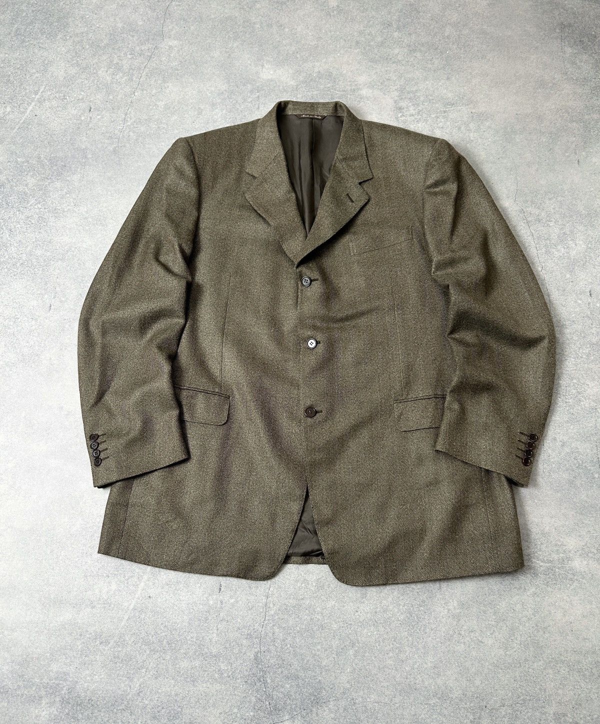 Canali Canali blazer tweed made in italy mens L Size 46L - 1 Thumbnail