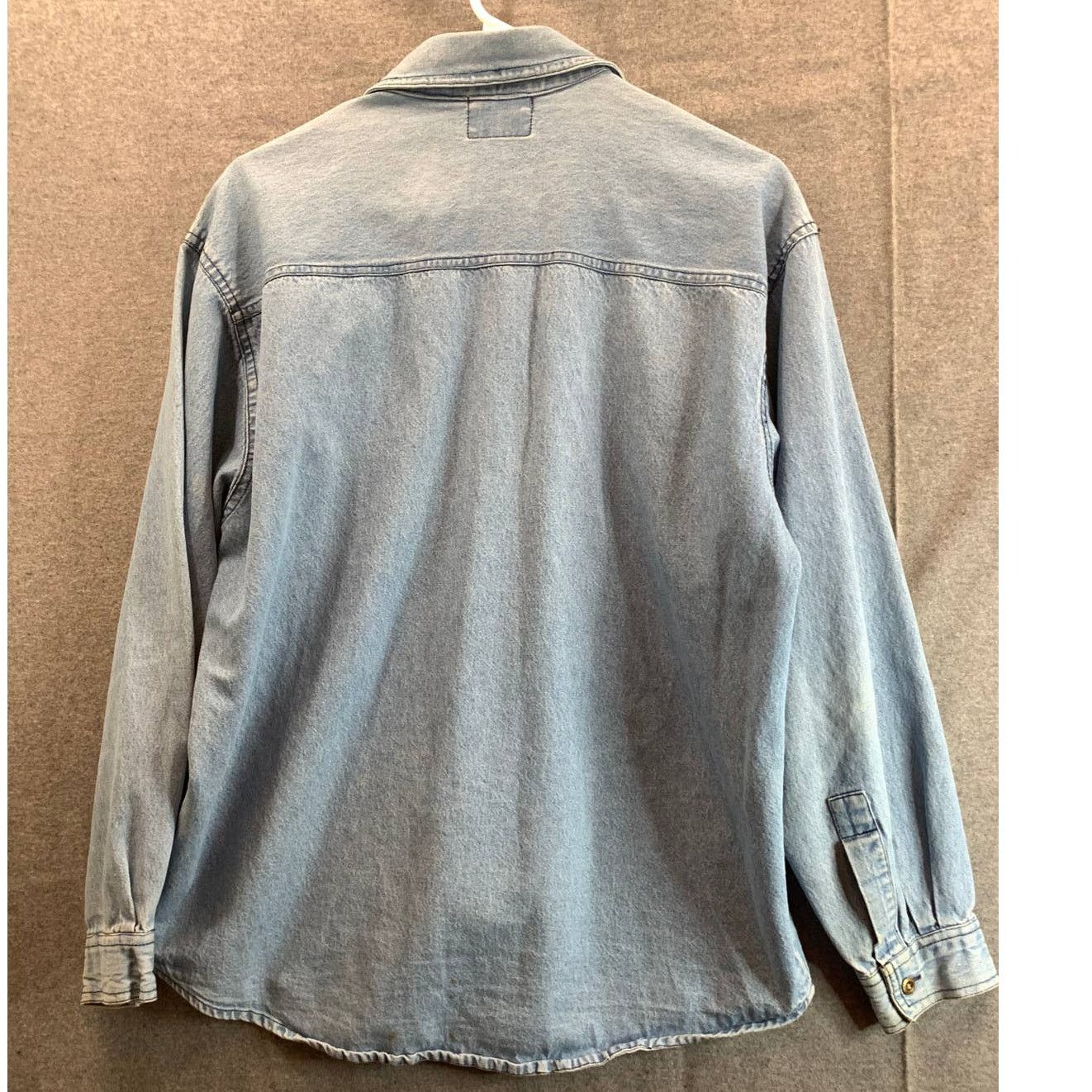 Other Noah's Ark Denim Blouse Womens Extra Large Blue Long-Sleeve Size XL / US 12-14 / IT 48-50 - 2 Thumbnail