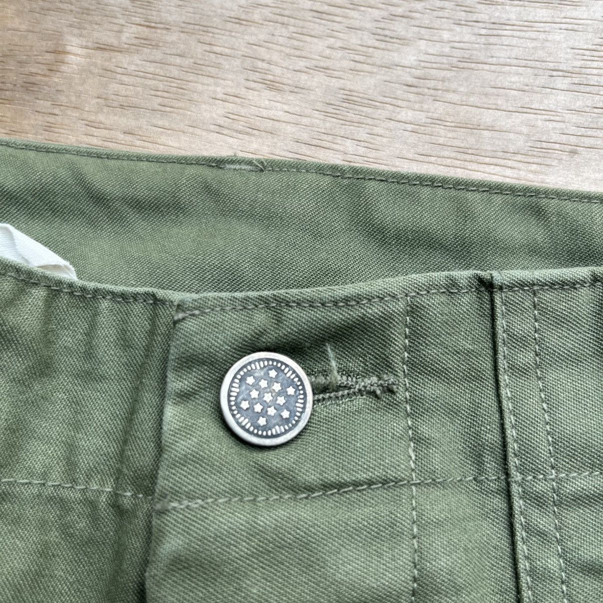 Alpha Industries VINTAGE 13th STARS BOTTON CAB CLOTHING OLIVE FAIGUE PANTS Size US 32 / EU 48 - 3 Thumbnail