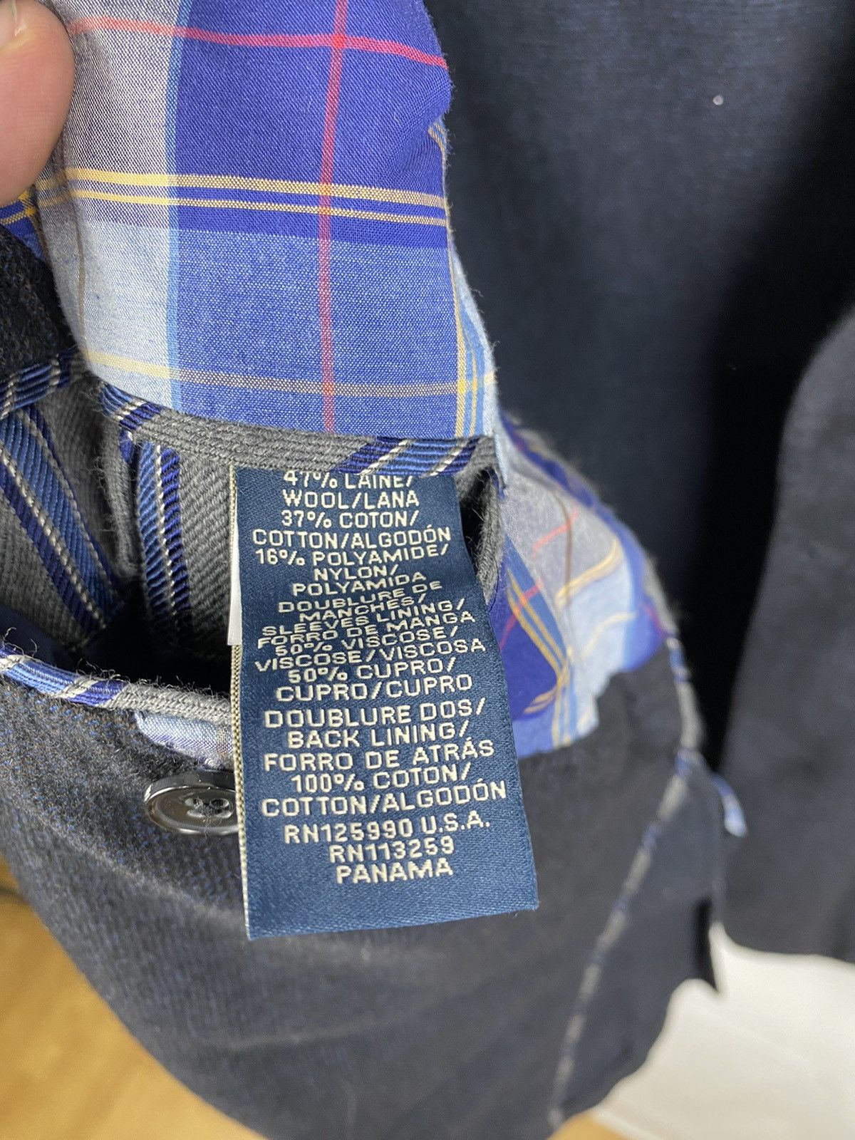 Faconnable Faconnable Wool-Cotton Blazer Size L Size 42L - 9 Thumbnail