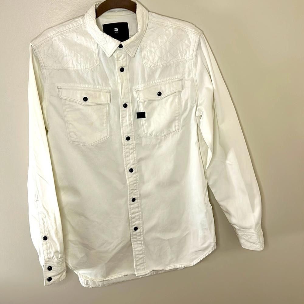 Designer Western Heavy Oxford - G-Star - Med - Distressed - 100% Ctn Size US M / EU 48-50 / 2 - 2 Thumbnail