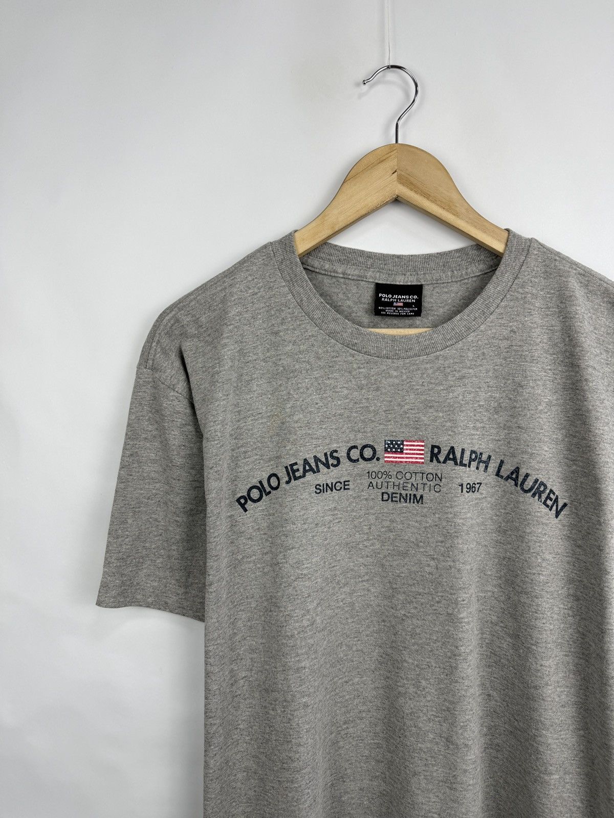 Polo Ralph Lauren 🇺🇸 Vintage Y2K Polo Ralph Lauren USA Flag T-Shirt Retro Retro Size US L / EU 52-54 / 3 - 3 Thumbnail