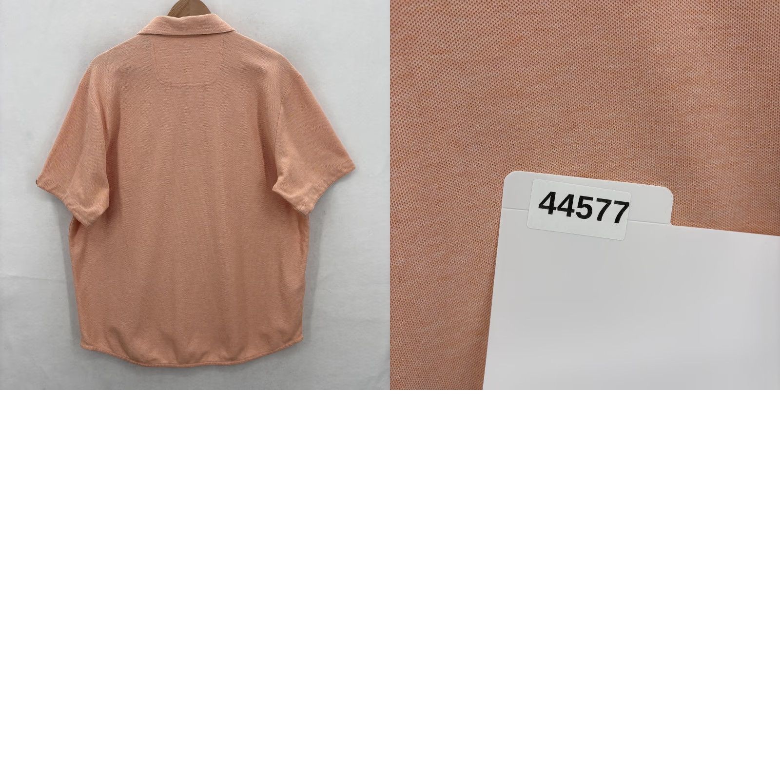 Tommy Bahama VINTAGE Tommy Bahama Shirt Mens Large Peach IslandZone Supima Cotton Knit Button Camp Size US L / EU 52-54 / 3 - 9 Thumbnail