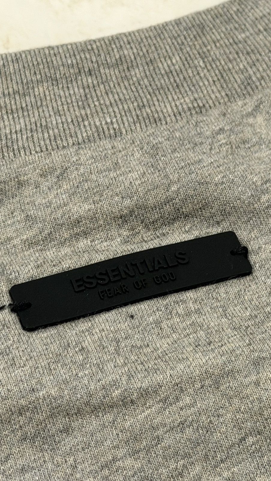 Fear of God FOG Essentials FW24 Dark Heather Crewneck Tee Size S Size US S / EU 44-46 / 1 - 6 Thumbnail