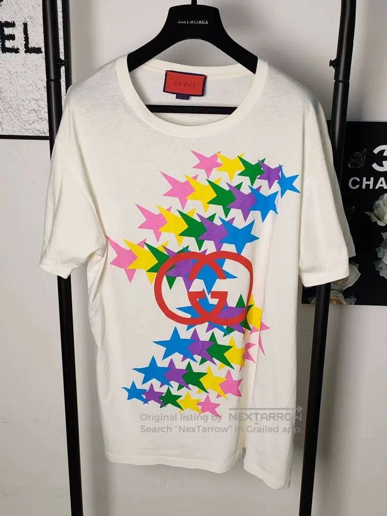 Gucci Gucci Double G Star Print T. Size US M / EU 48-50 / 2 - 1 Thumbnail