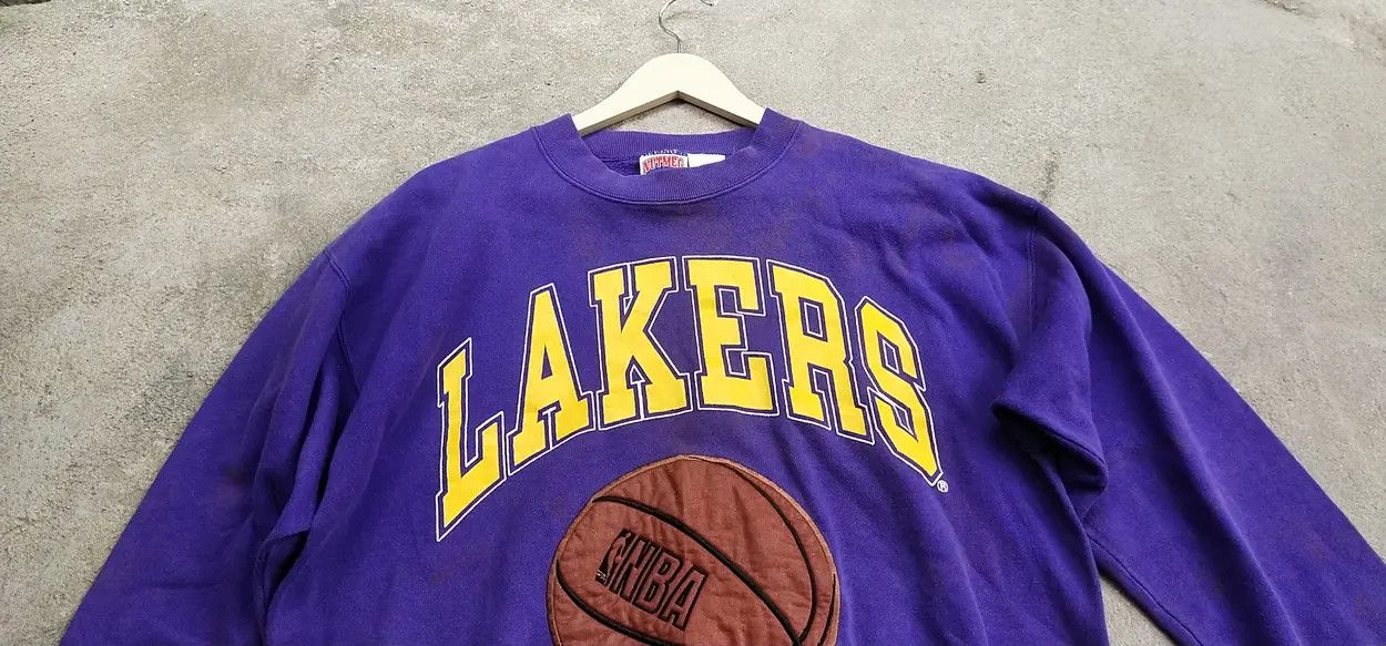 NBA × Nutmeg Final Drop True Vintage Lakers Nba Sweatshirt L Size US L / EU 52-54 / 3 - 1 Thumbnail