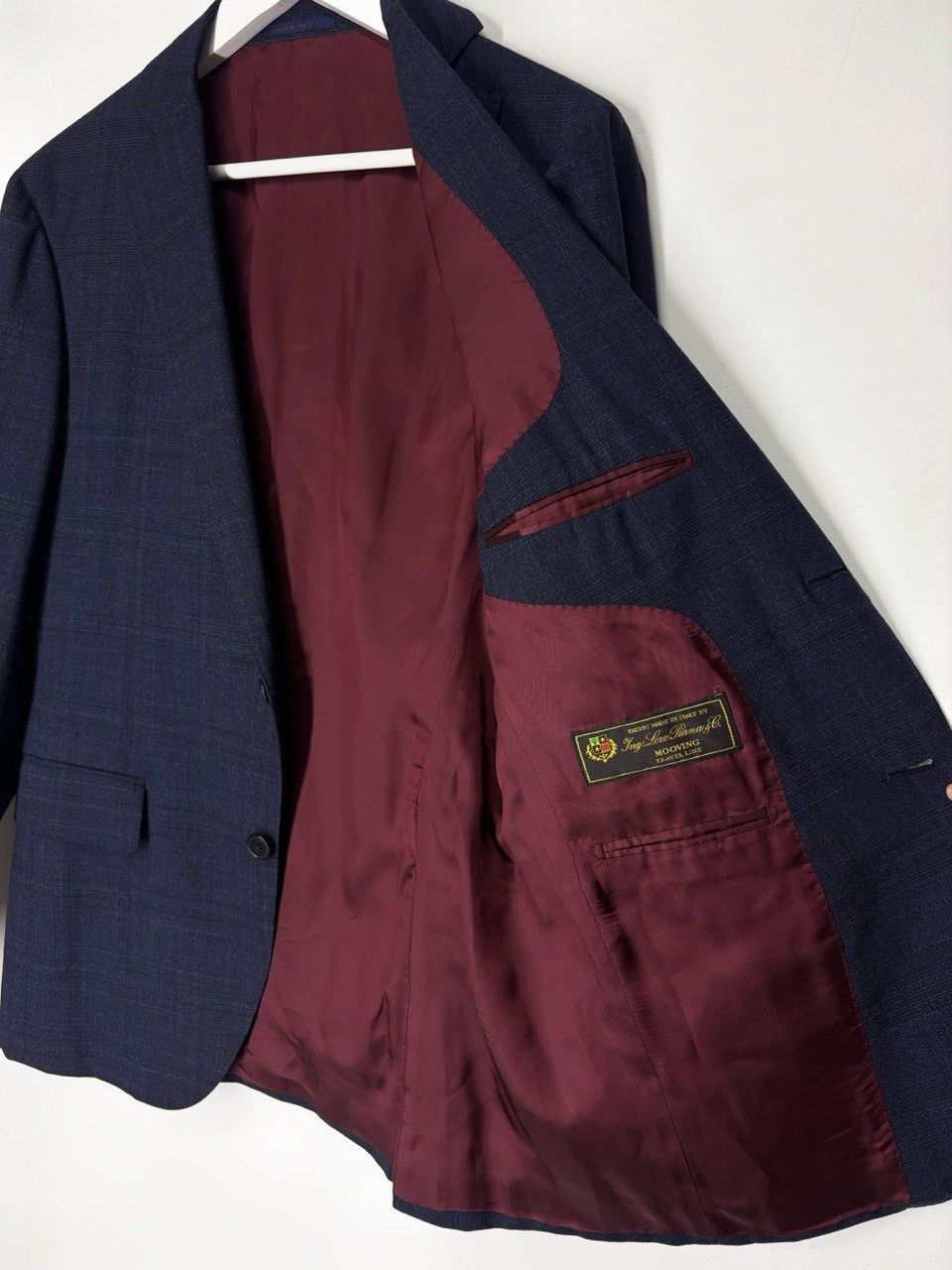 Boggi Boggi Milano x Loro Piano Ing Wool Checked Blazer Men’s 48R Size 48R - 15 Thumbnail