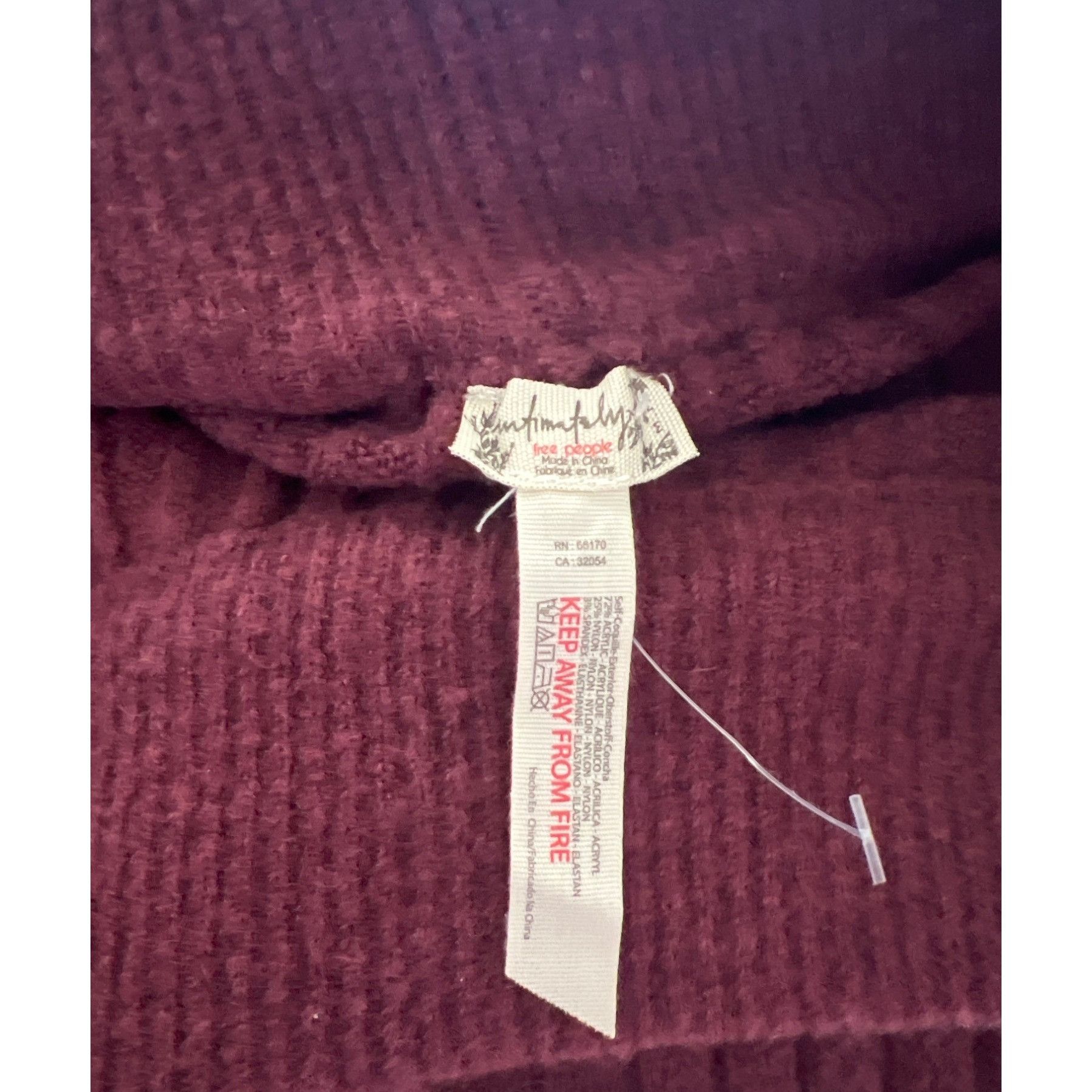 Free People Free People Around The Clock Burgundy Jogger Pants Size 28" / US 6 / IT 42 - 7 Thumbnail