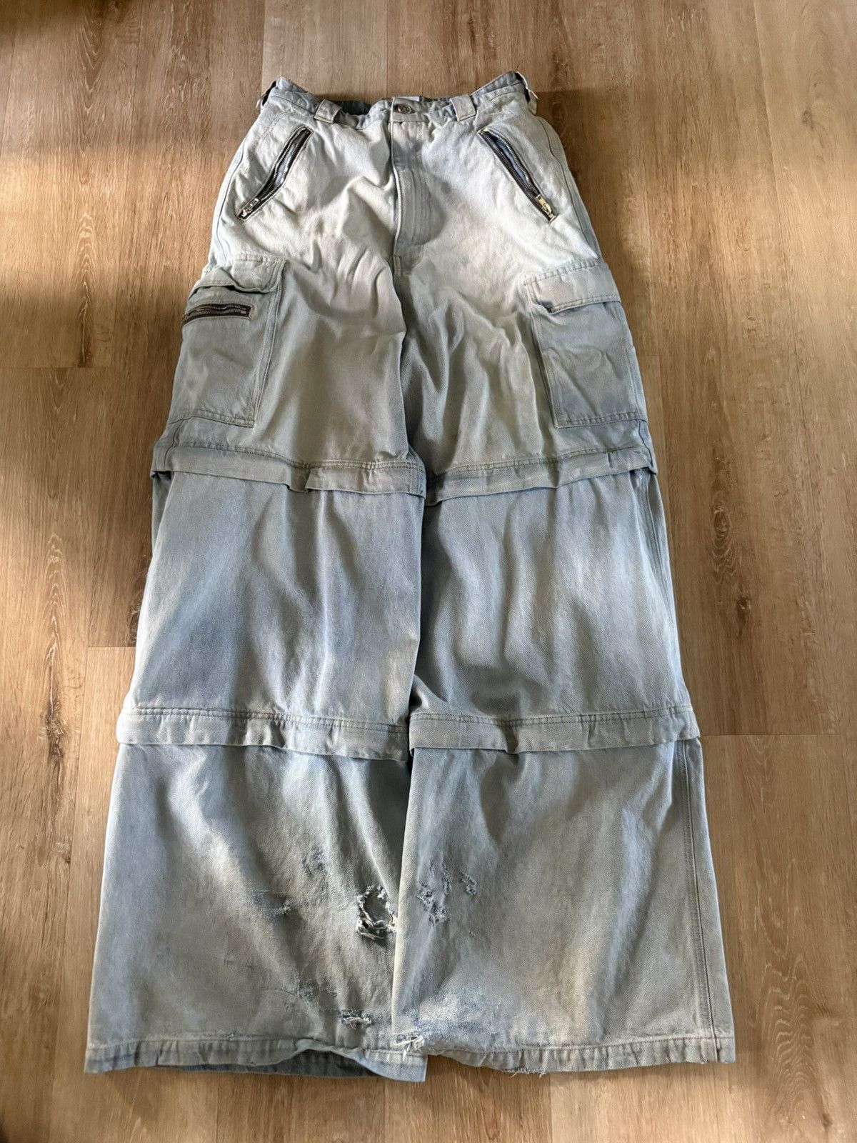 パリコレクション BAGGY PATCHED VETEMENTS Vetements JEANS Grailed | パンツ