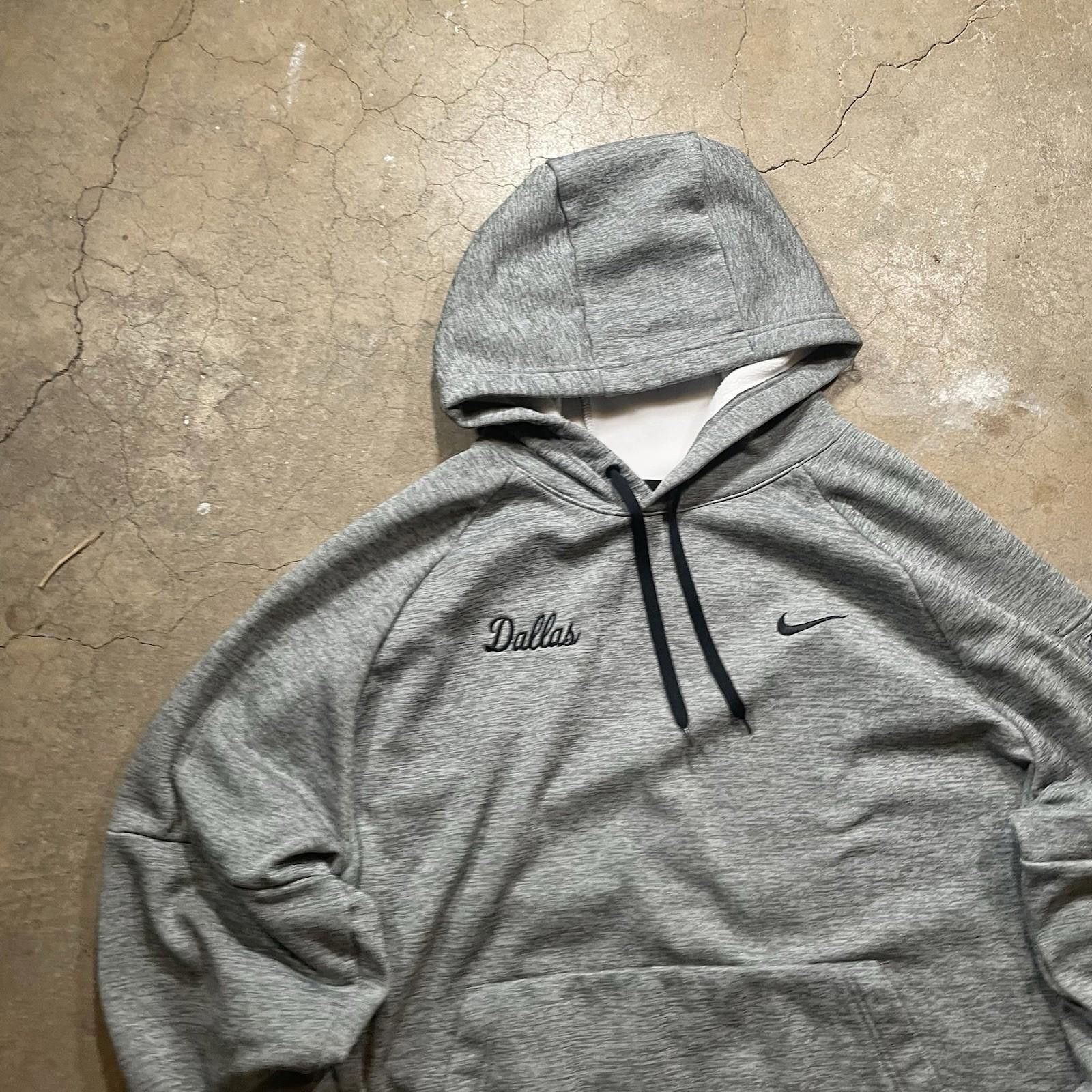 Nike SMU Mustangs Nike Dri-Fit Hoodie Shirt Mens XX-Large Gray Size ONE SIZE - 2 Thumbnail