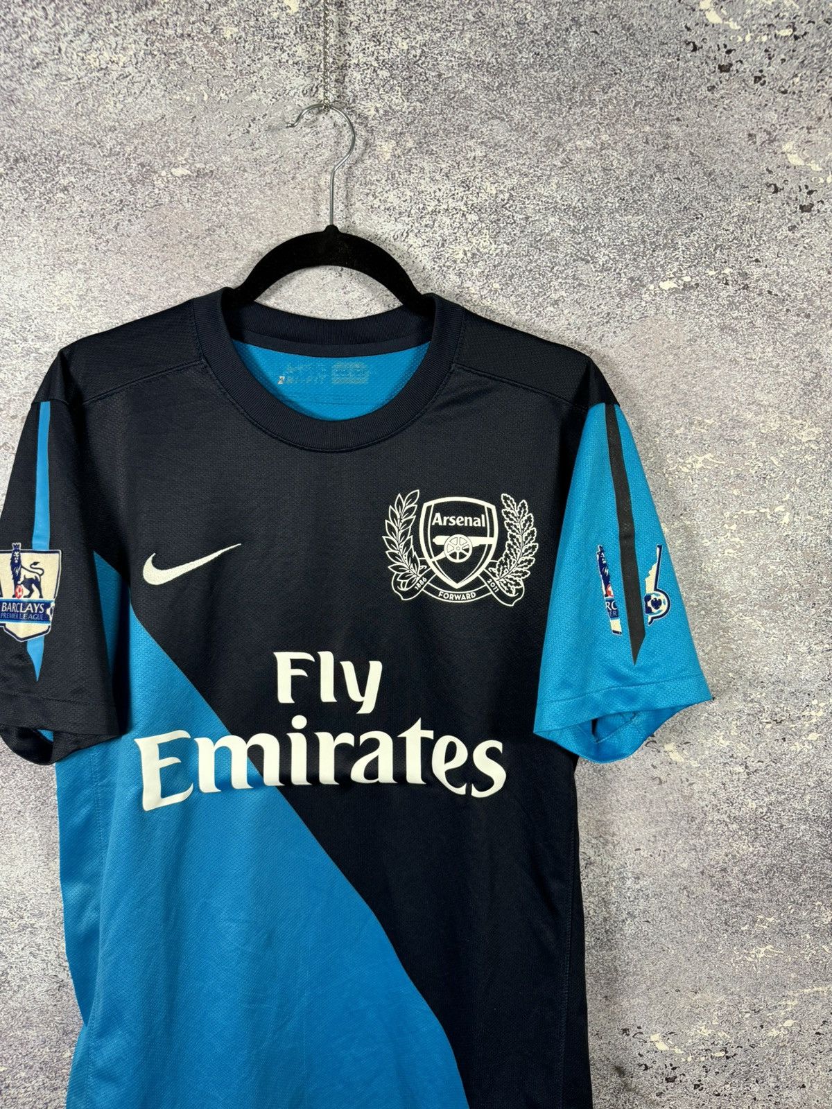 Nike × Vintage Vintage Arsenal 2011/12 Away Nike Jersey Blokcore Medium Size US M / EU 48-50 / 2 - 2 Thumbnail