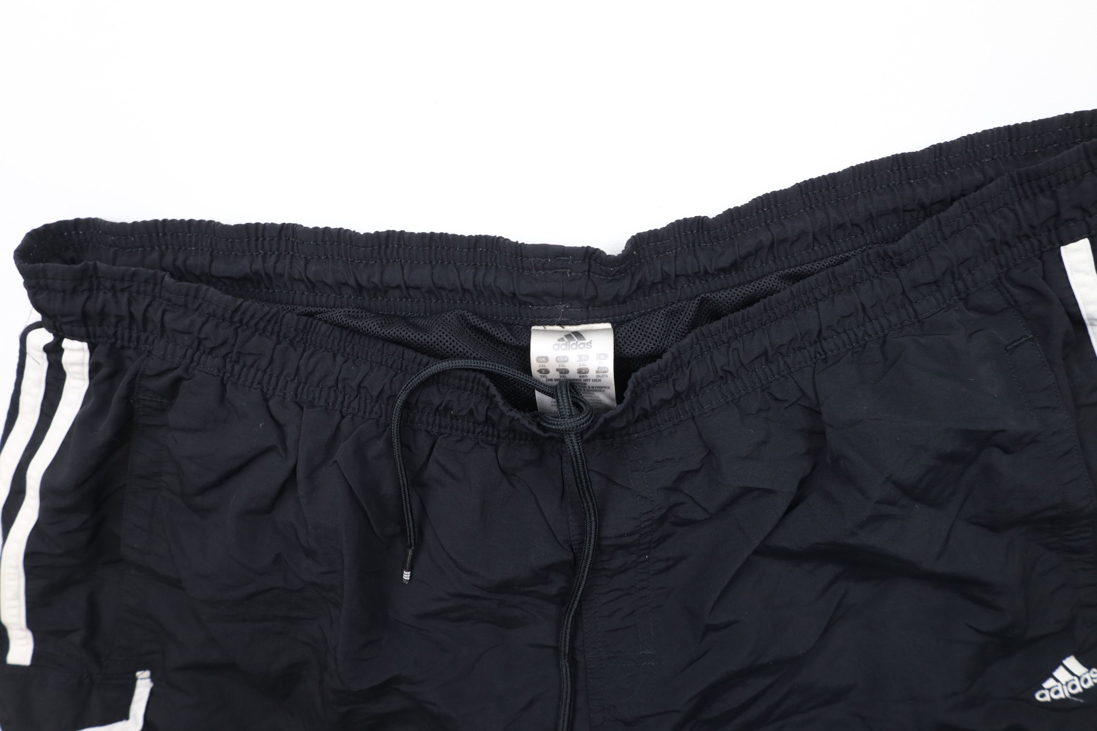 Adidas × Vintage Vintage Adidas Spell Out Striped Lined Running Soccer Shorts Size US 38 / EU 54 - 7 Thumbnail