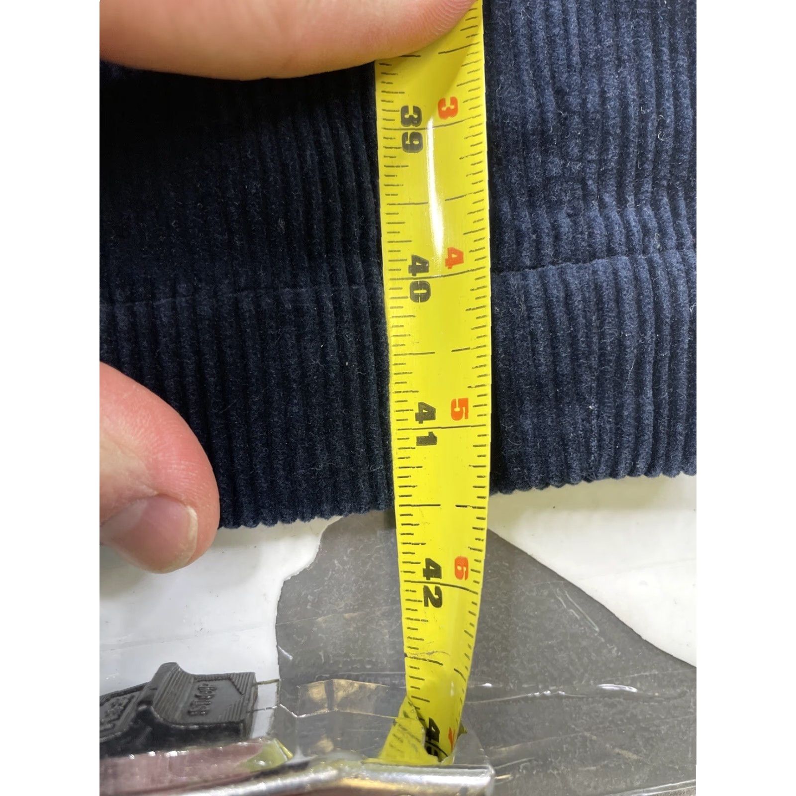 Polo Ralph Lauren VINTAGE Polo Ralph Lauren Pants Corduroy Men 40x30 Navy Blue Preston Straight Leg Flat Front 5-Pocket Size US L / EU 52-54 / 3 - 6 Thumbnail