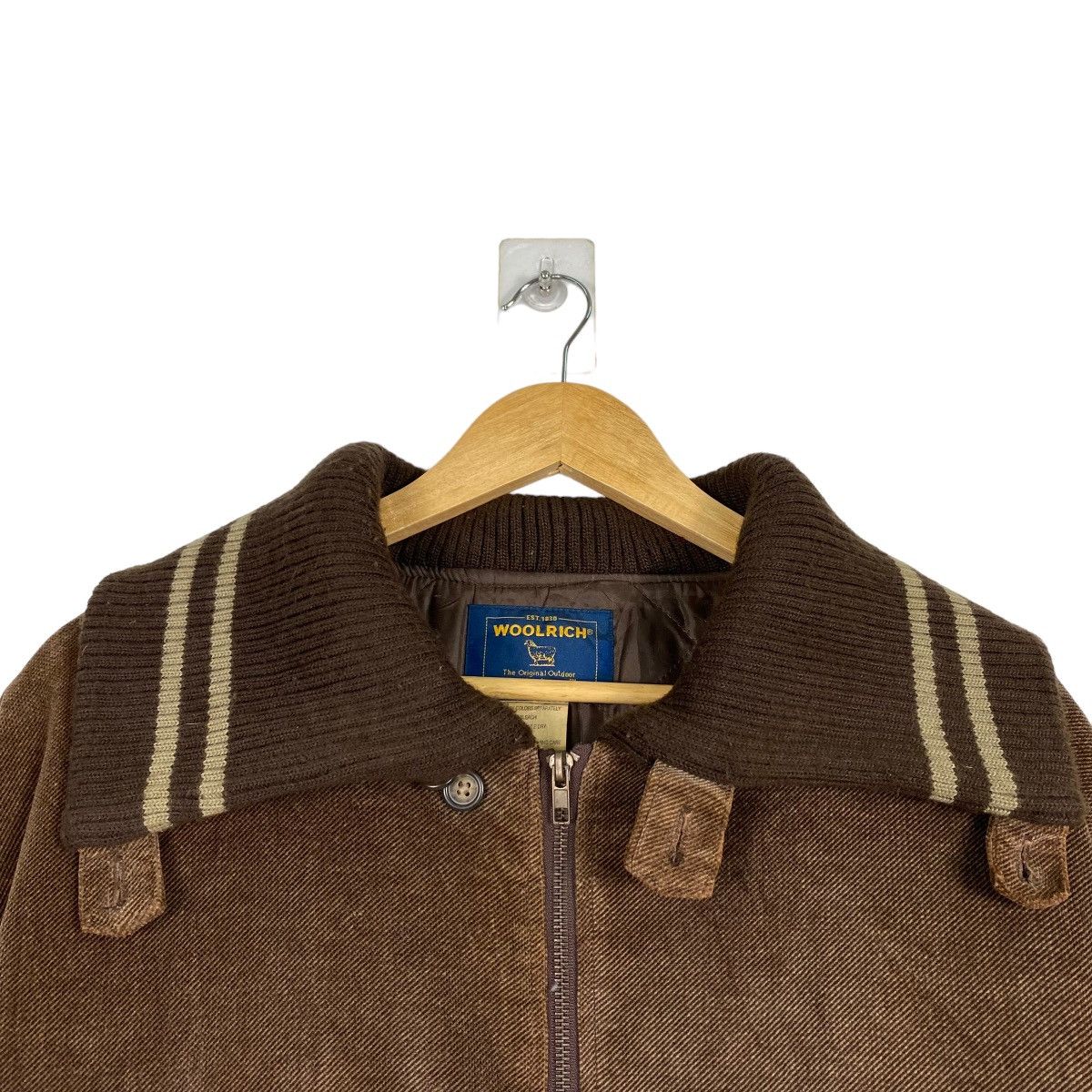 Japanese Brand × Woolrich Woolen Mills Vintage Woolrich John Rich & Bros Zipper Jacket Size US L / EU 52-54 / 3 - 5 Thumbnail