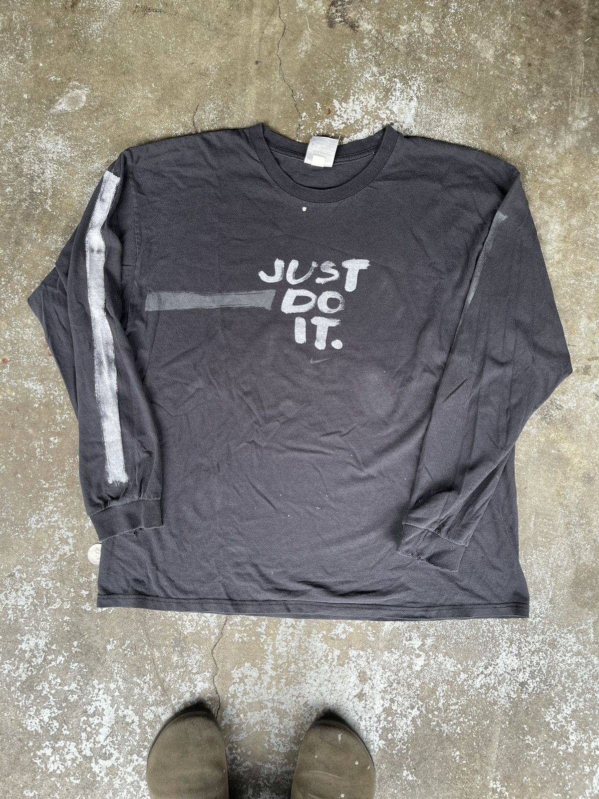 Nike Vintage Y2K Nike Faded Long Sleeve Shirt Size US L / EU 52-54 / 3 - 3 Thumbnail