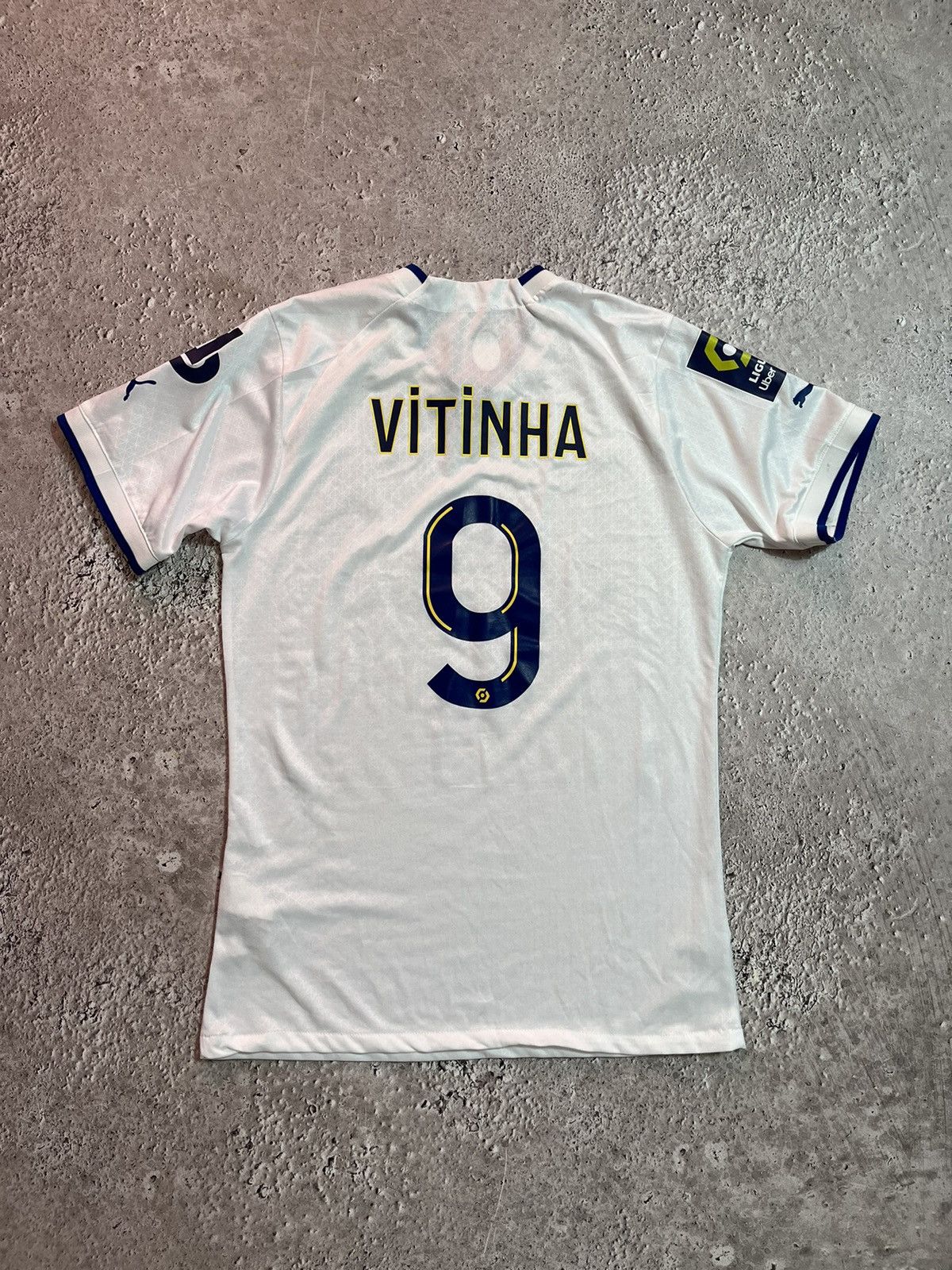 Puma #9 Vitihna Puma Soccer Jersey Droid au But Marseilles Size US S / EU 44-46 / 1 - 11 Thumbnail