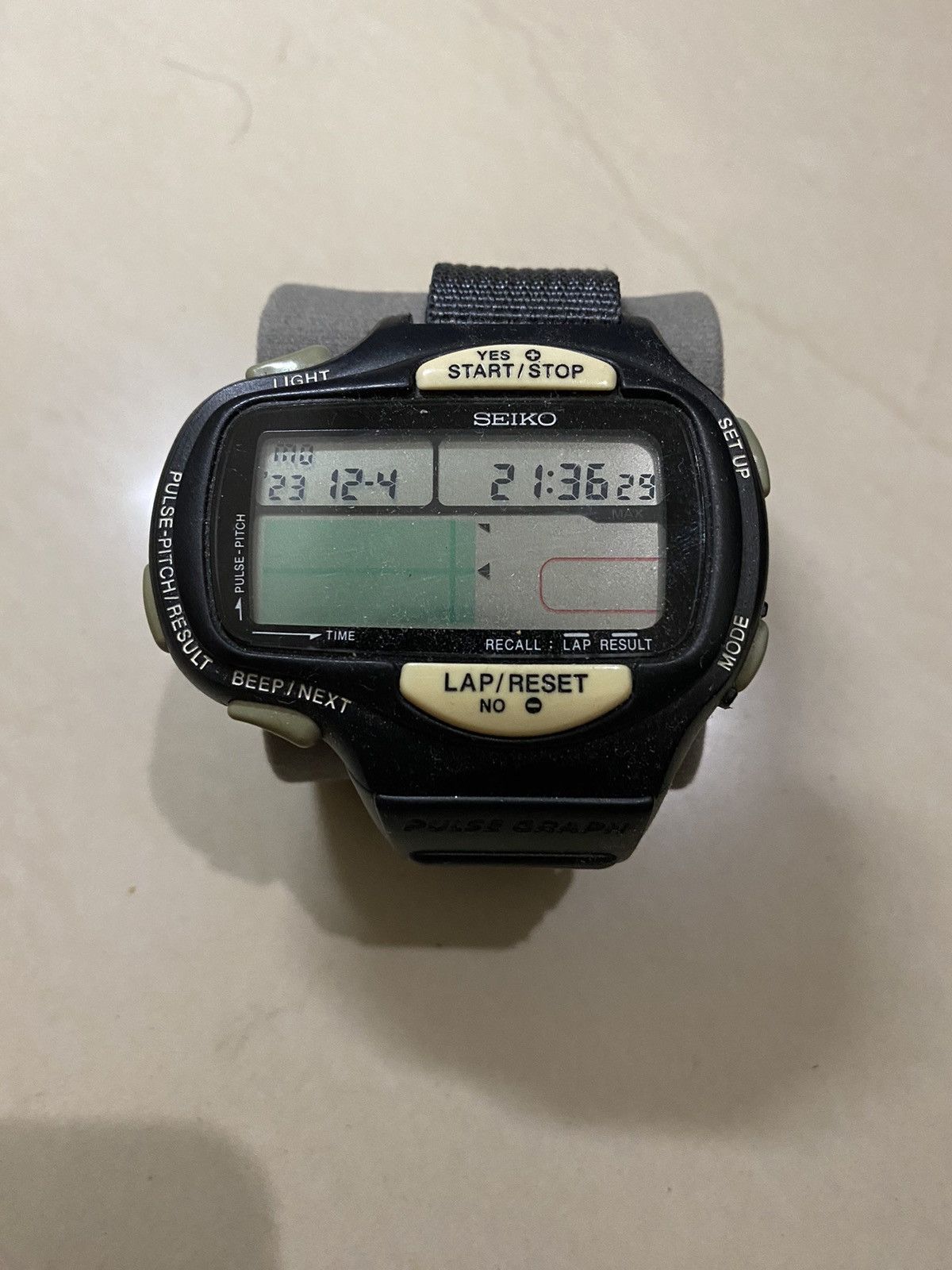 image of Seiko Proa-4A10 in Black, Men's (Size 46)
